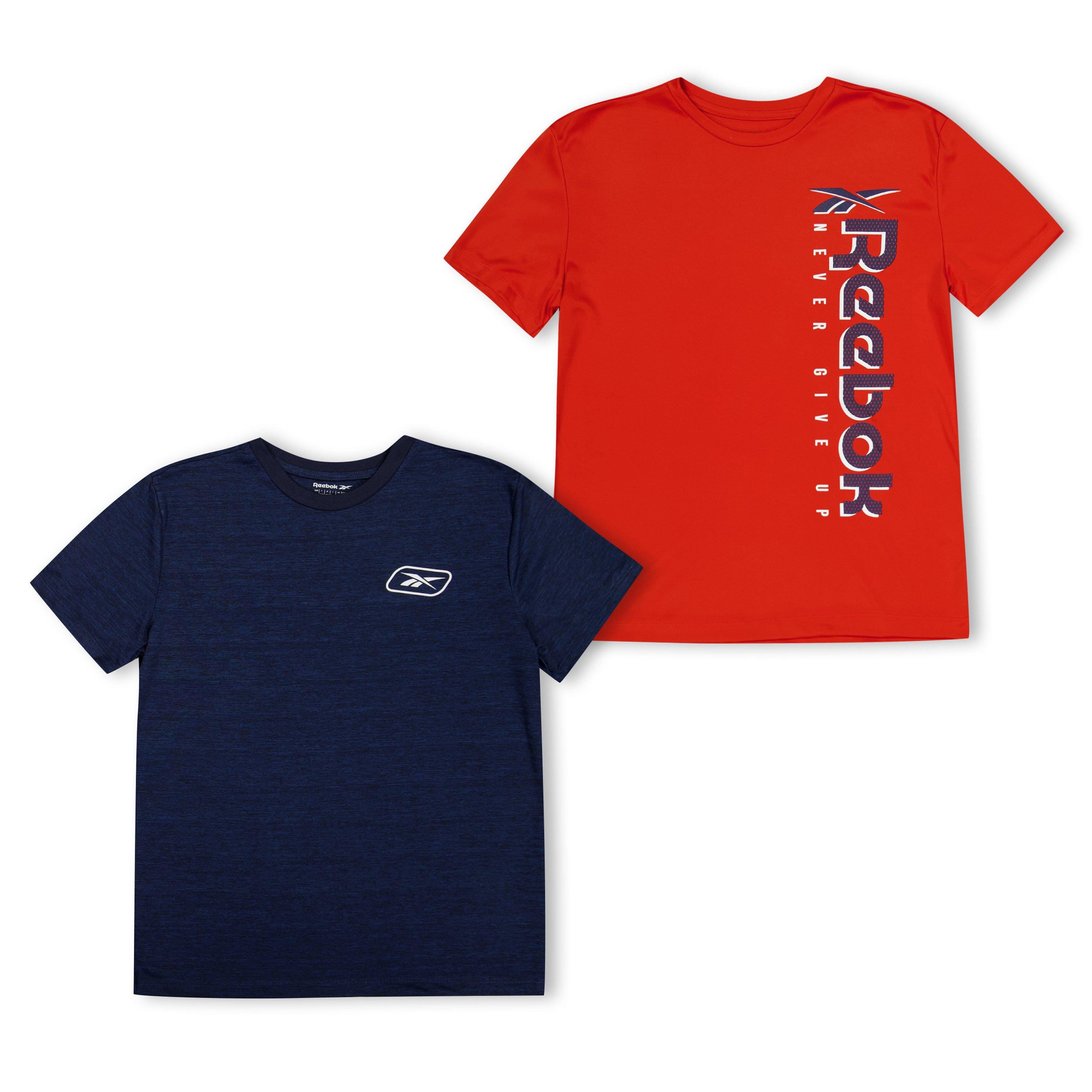 Fiery Red - Reebok - Logo Tee 2Pk Jn99 - 1