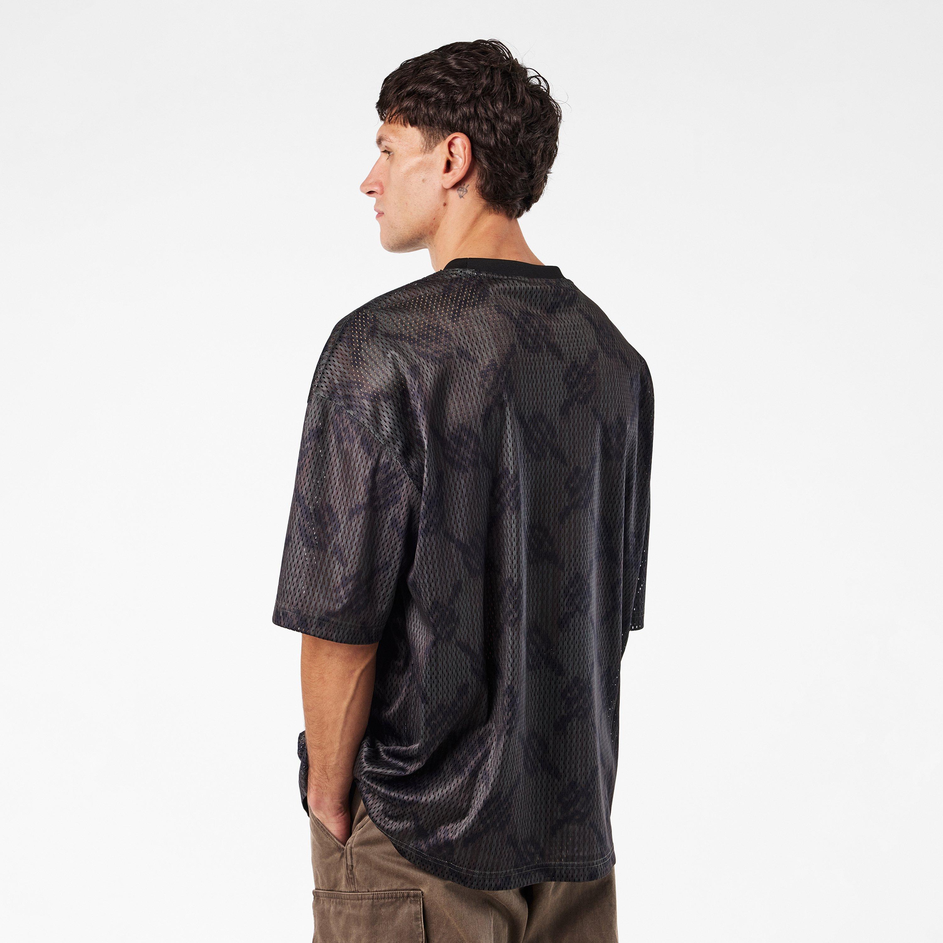 Rosin Green - Daily Paper - Men's Mesh Logo Regular Fit T-Shirt - 4