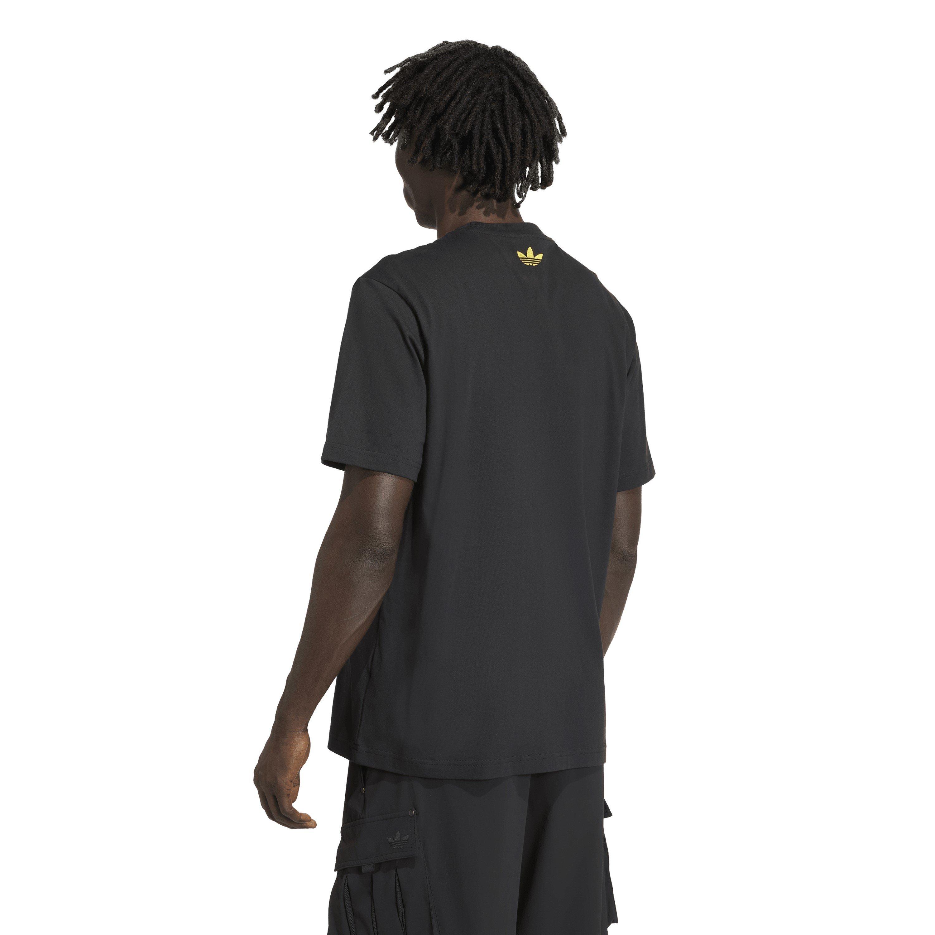 Black - adidas Originals - Mens Printed T-Shirt - 3