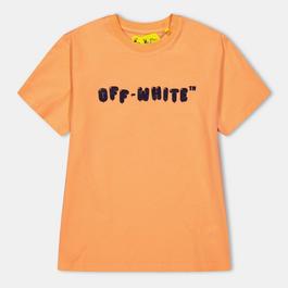 Off White Kids Regular Fit T-Shirt