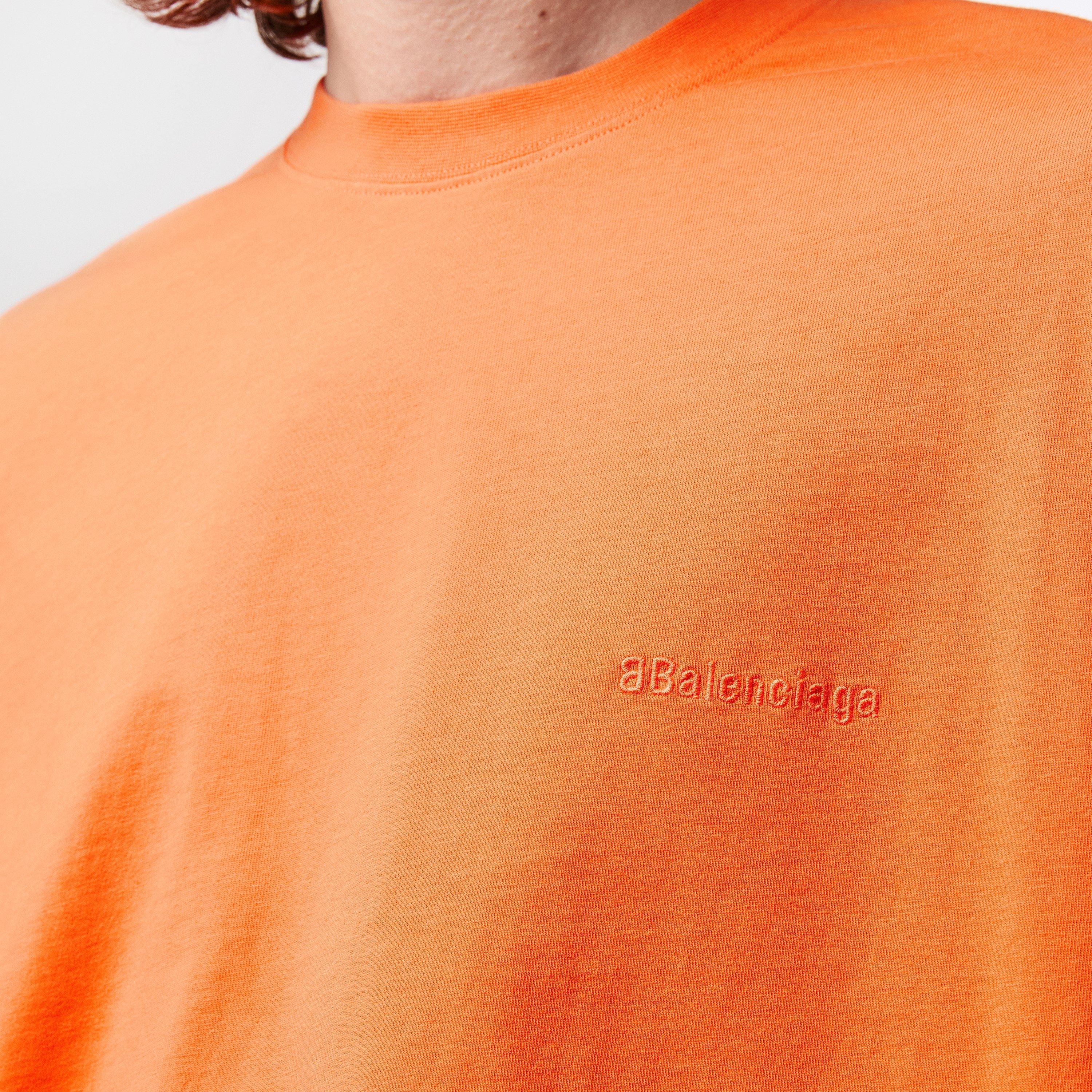 Orange/Orange - Balenciaga - Men's Regular Fit T-Shirt - 5