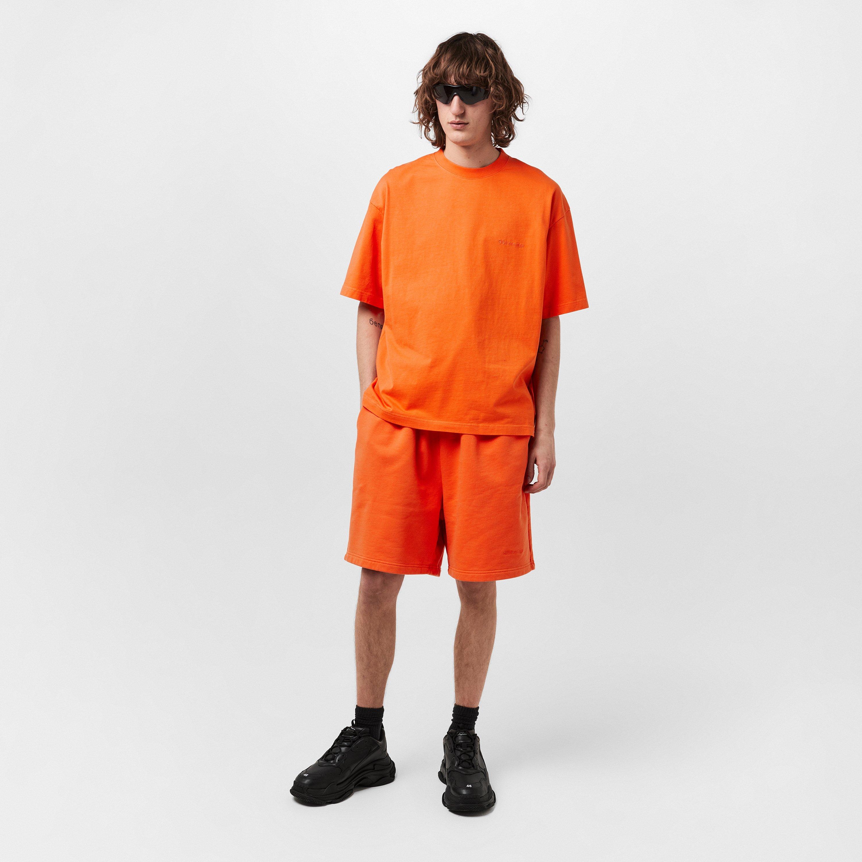 Orange/Orange - Balenciaga - Men's Regular Fit T-Shirt - 6