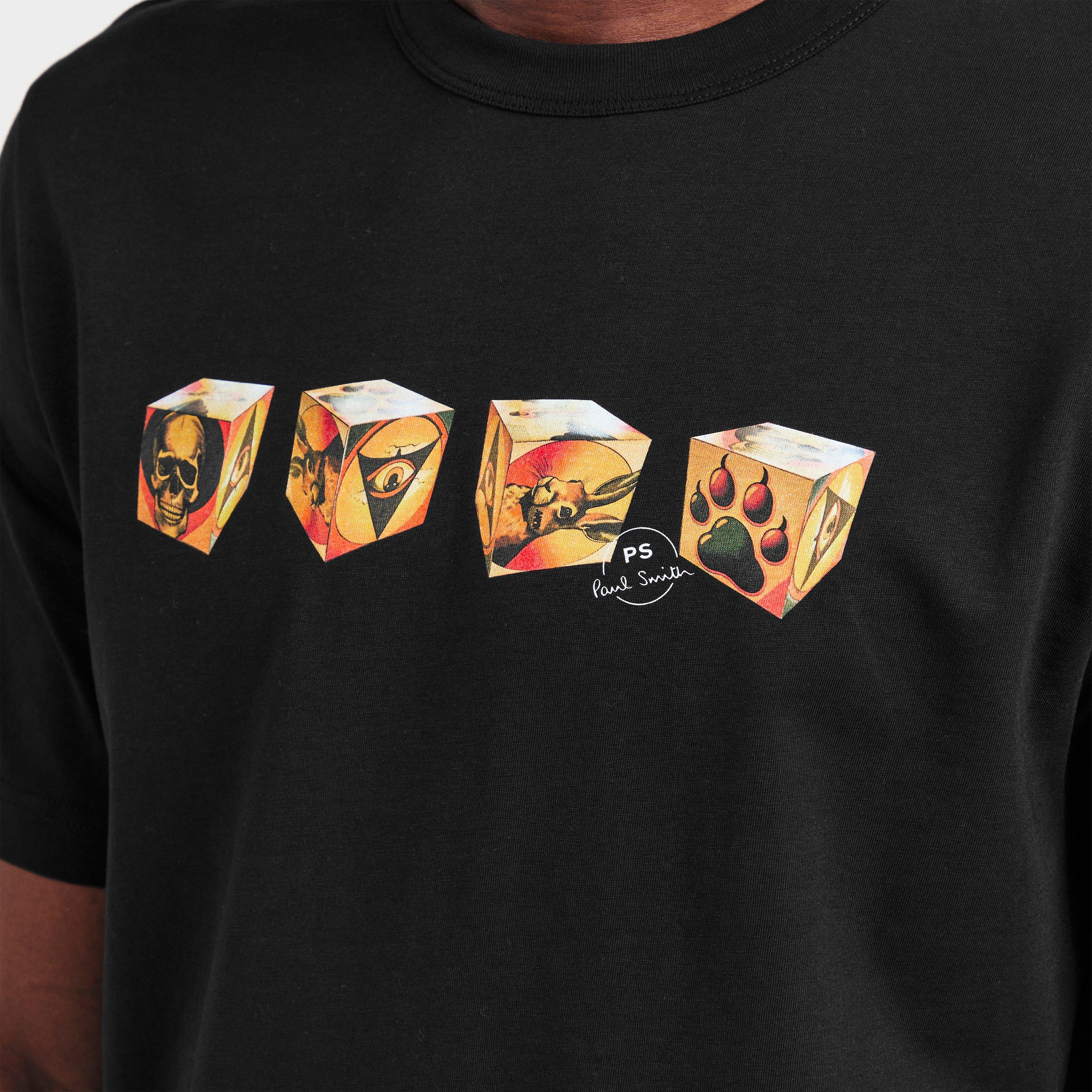 PS Paul Smith Men's Cube Graphic T-Shirt | Flannels