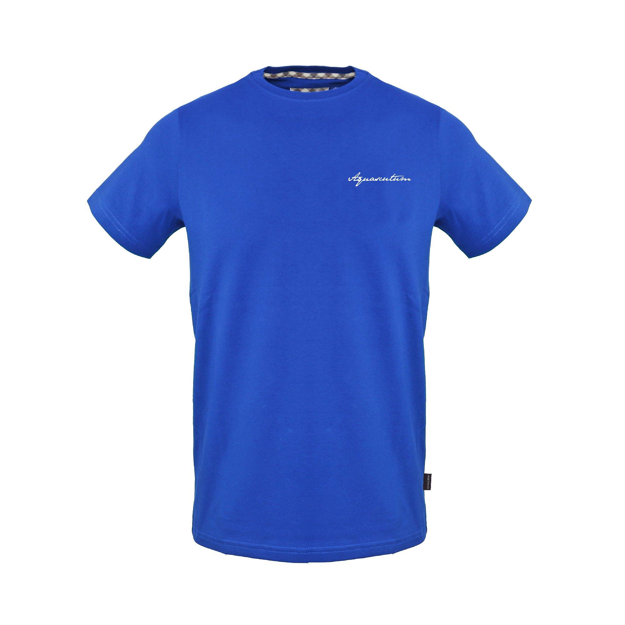 Aquascutum Men's T-Shirt - Sky - Small