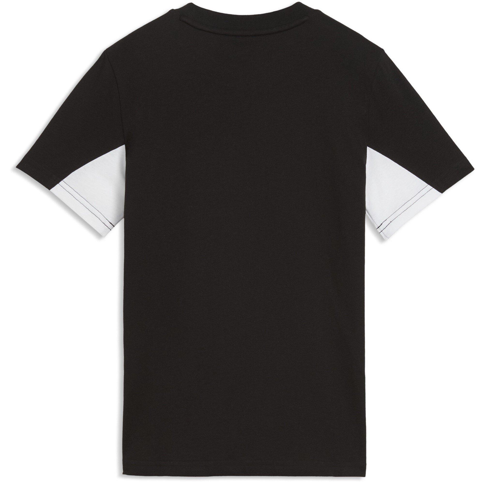 Nero/Bianco/Grigio - Puma - Puma Colr Block Tee Jn63 - 2