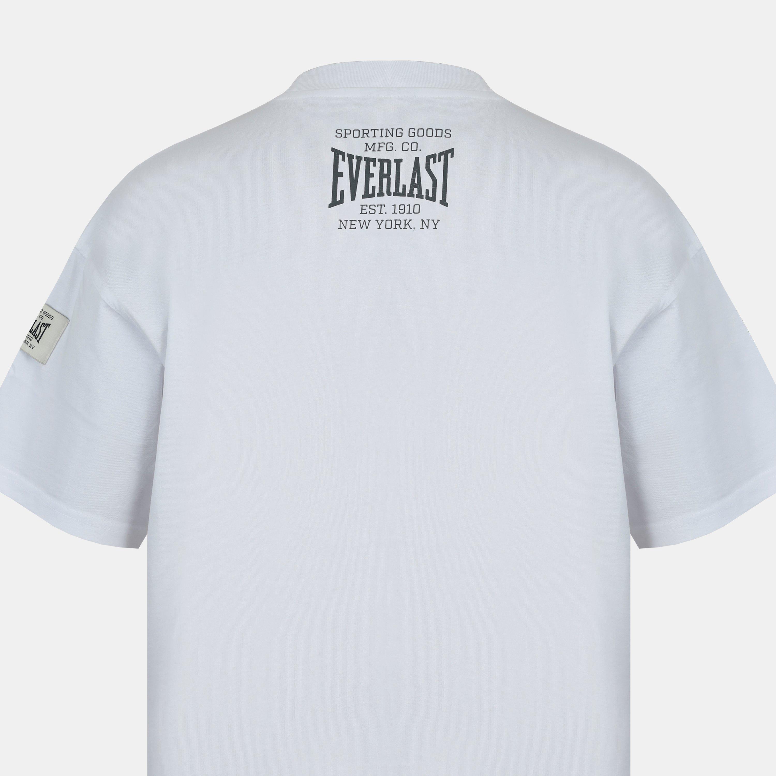 White - Everlast - NYC Logo Oversized T-Shirt - 3