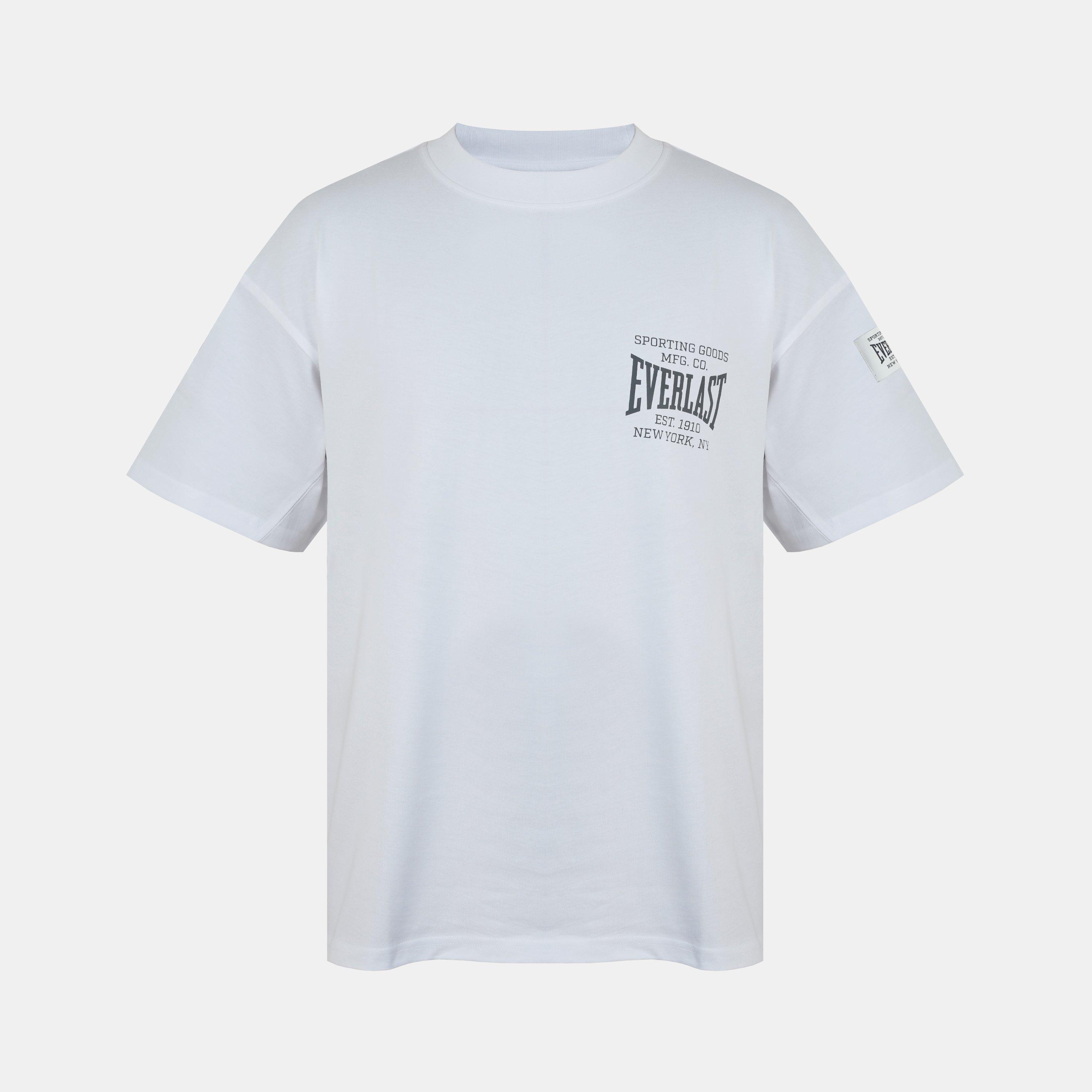 White - Everlast - Men's NYC 1910 Oversized T-Shirt - 1