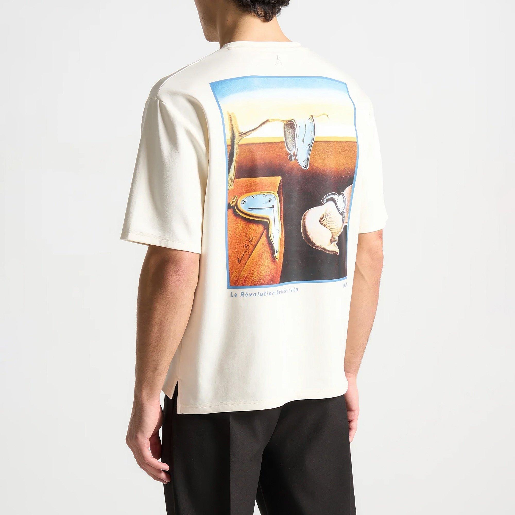 White - Maniere De Voir - Mens LArt T-Shirt - 4