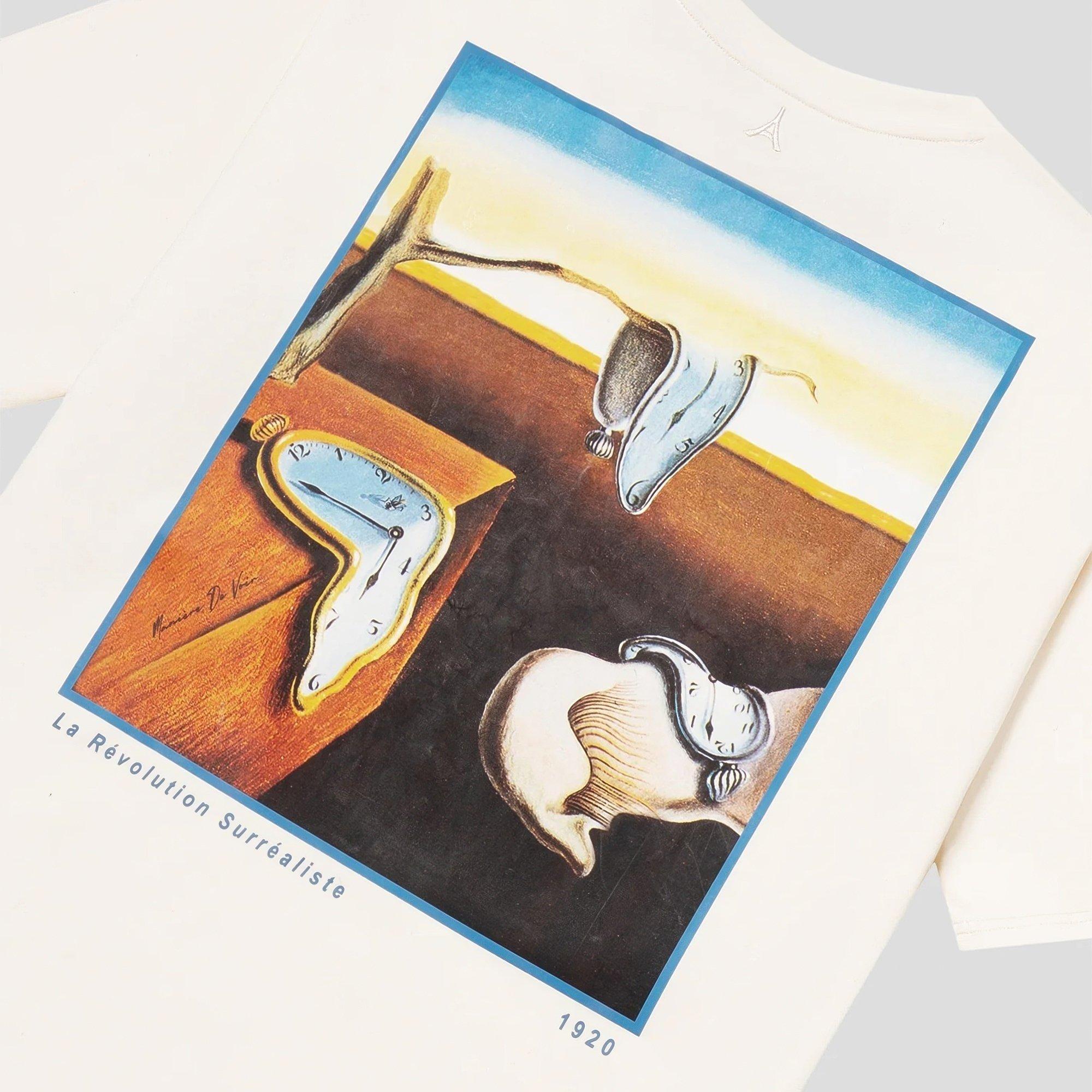 White - Maniere De Voir - Mens LArt T-Shirt - 5