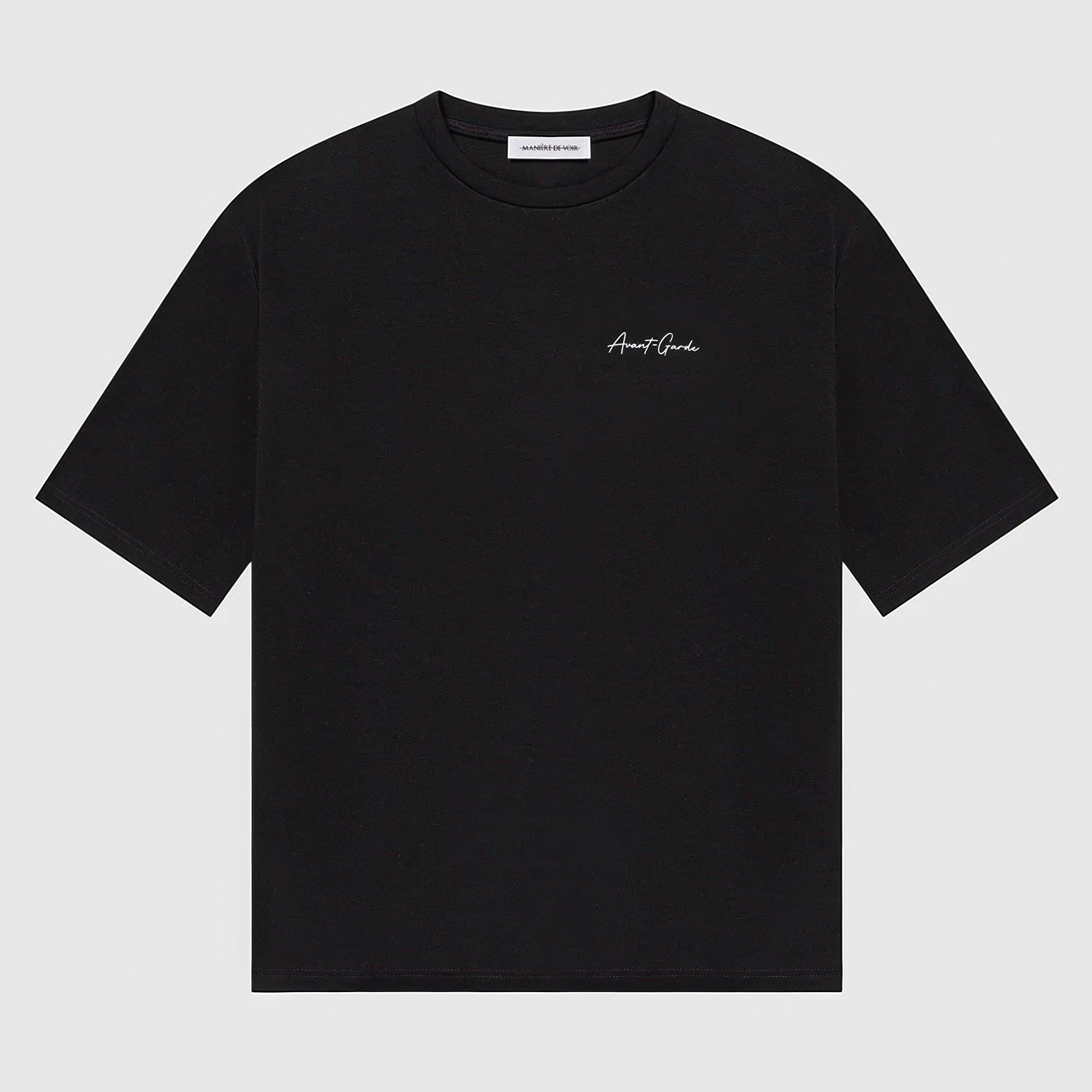 Black - Maniere De Voir - Mens LArt T-Shirt - 1