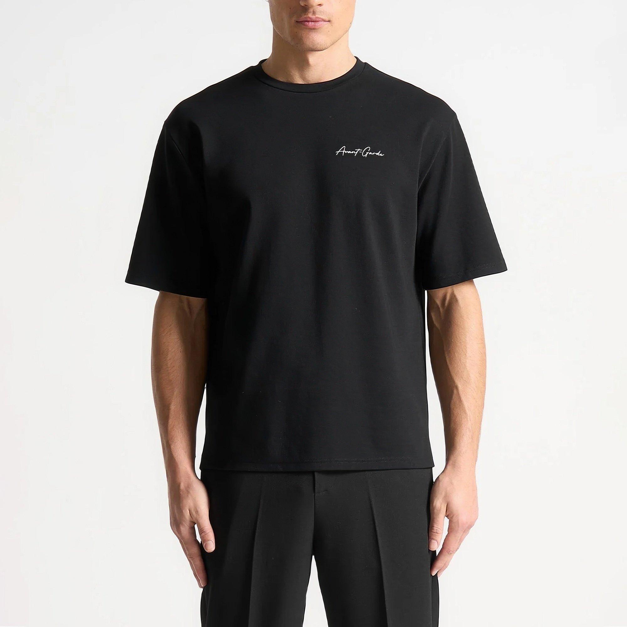 Black - Maniere De Voir - Mens LArt T-Shirt - 3