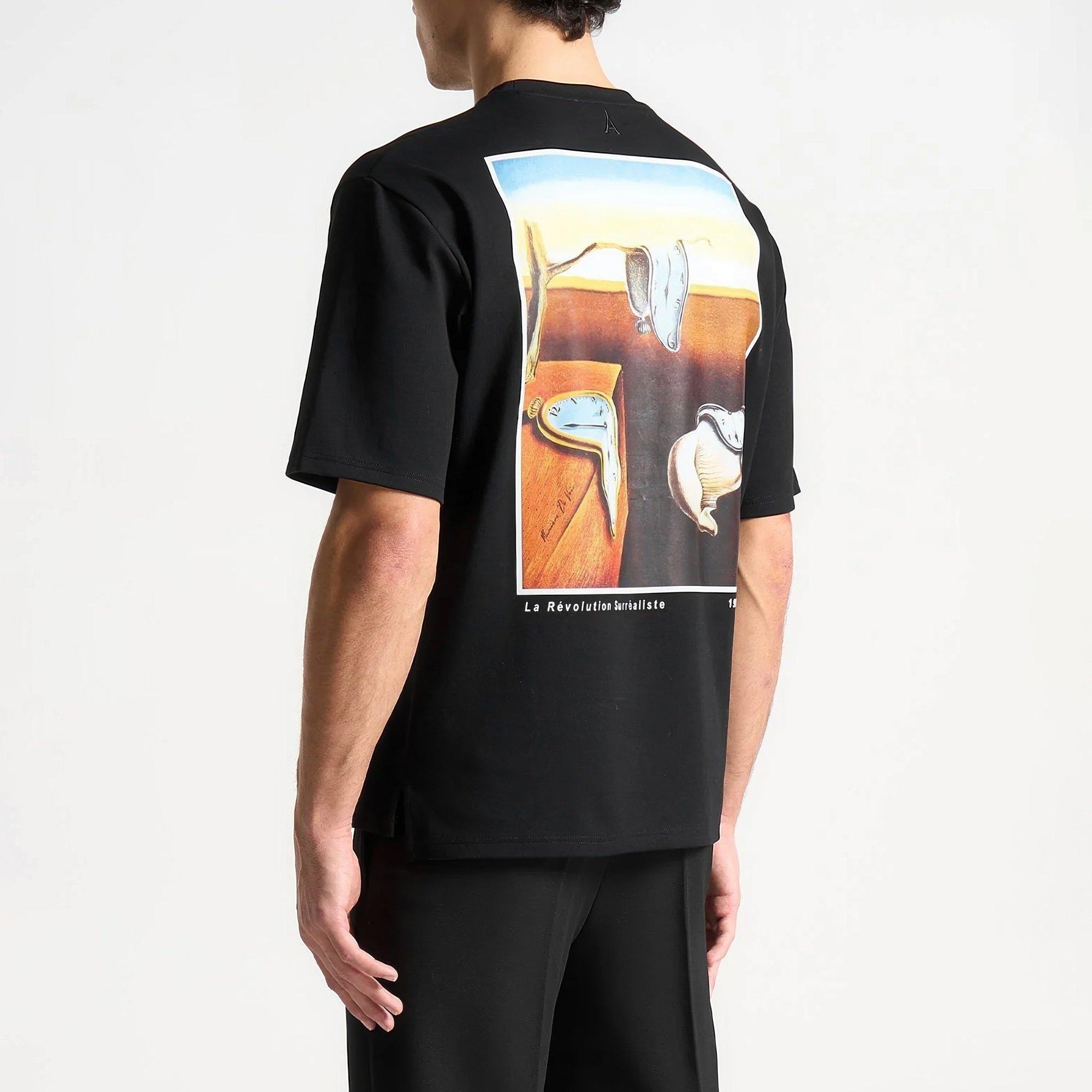 Black - Maniere De Voir - Mens LArt T-Shirt - 4