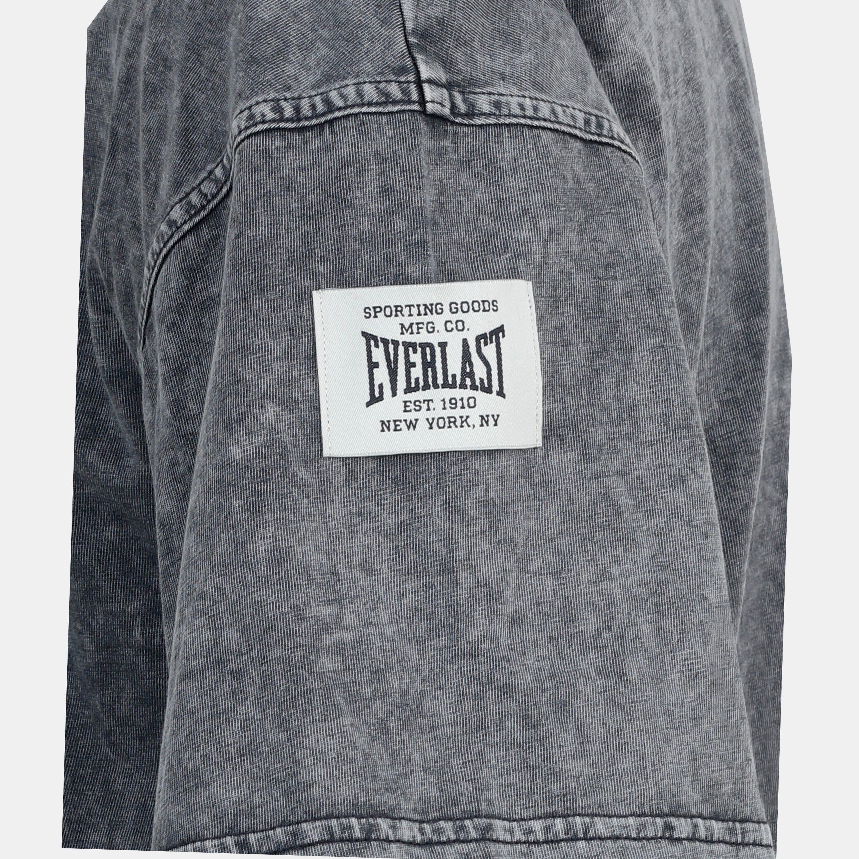 Washed Grey - Everlast - Men's NYC Linear Oversized T-Shirt - 5