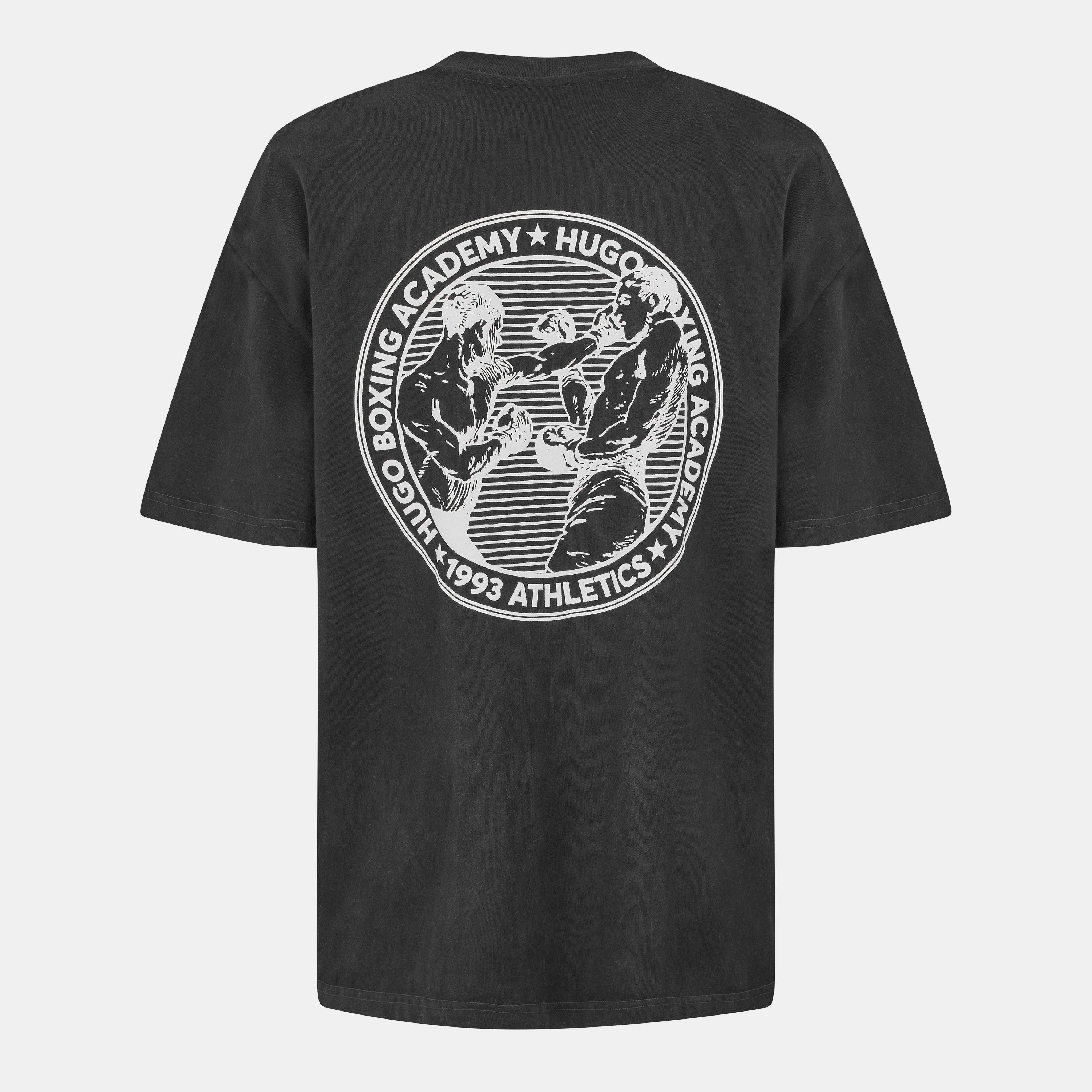 Black 001 - Hugo - Men's Dwresto Cotton T-Shirt - 2