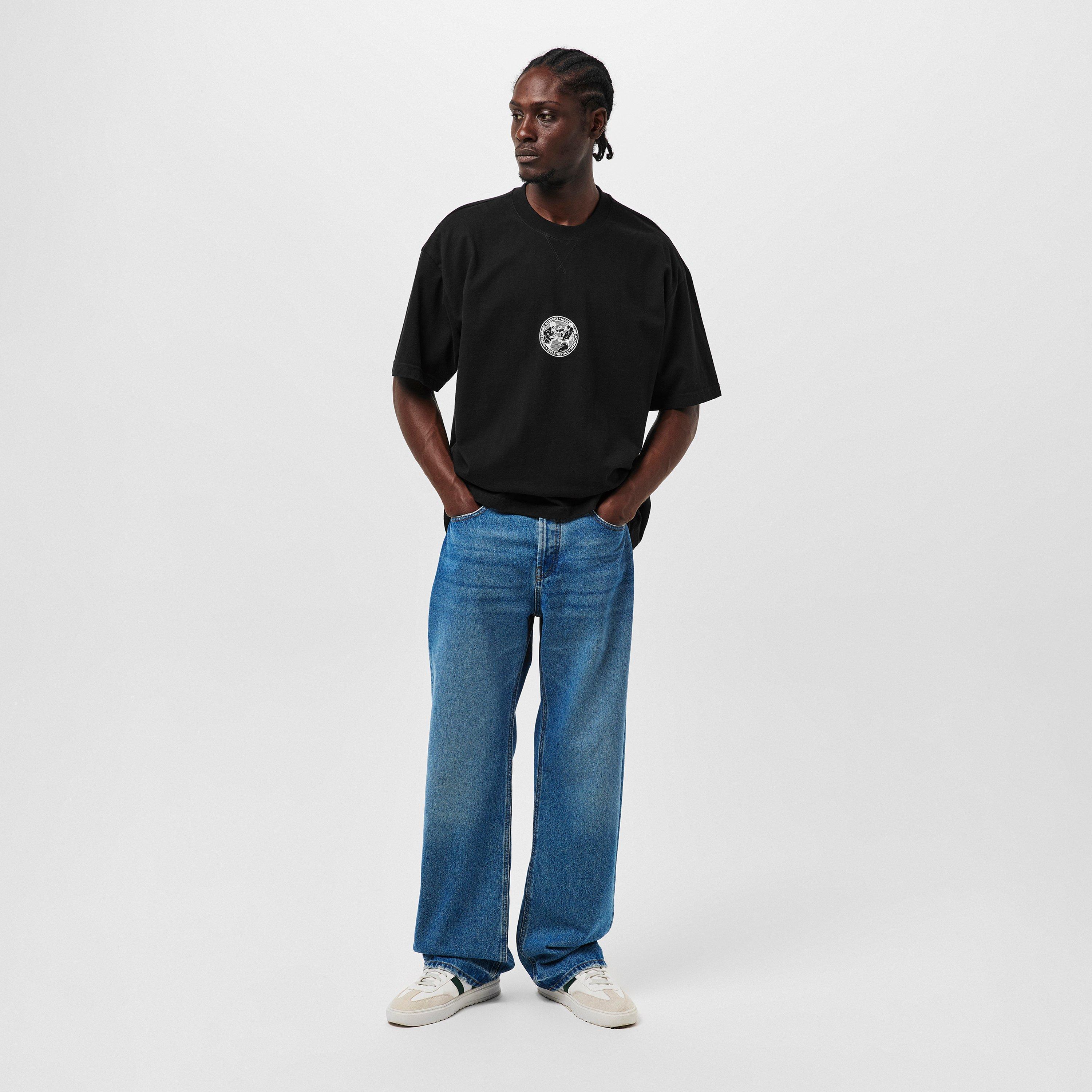 Black 001 - Hugo - Men's Dwresto Cotton T-Shirt - 4