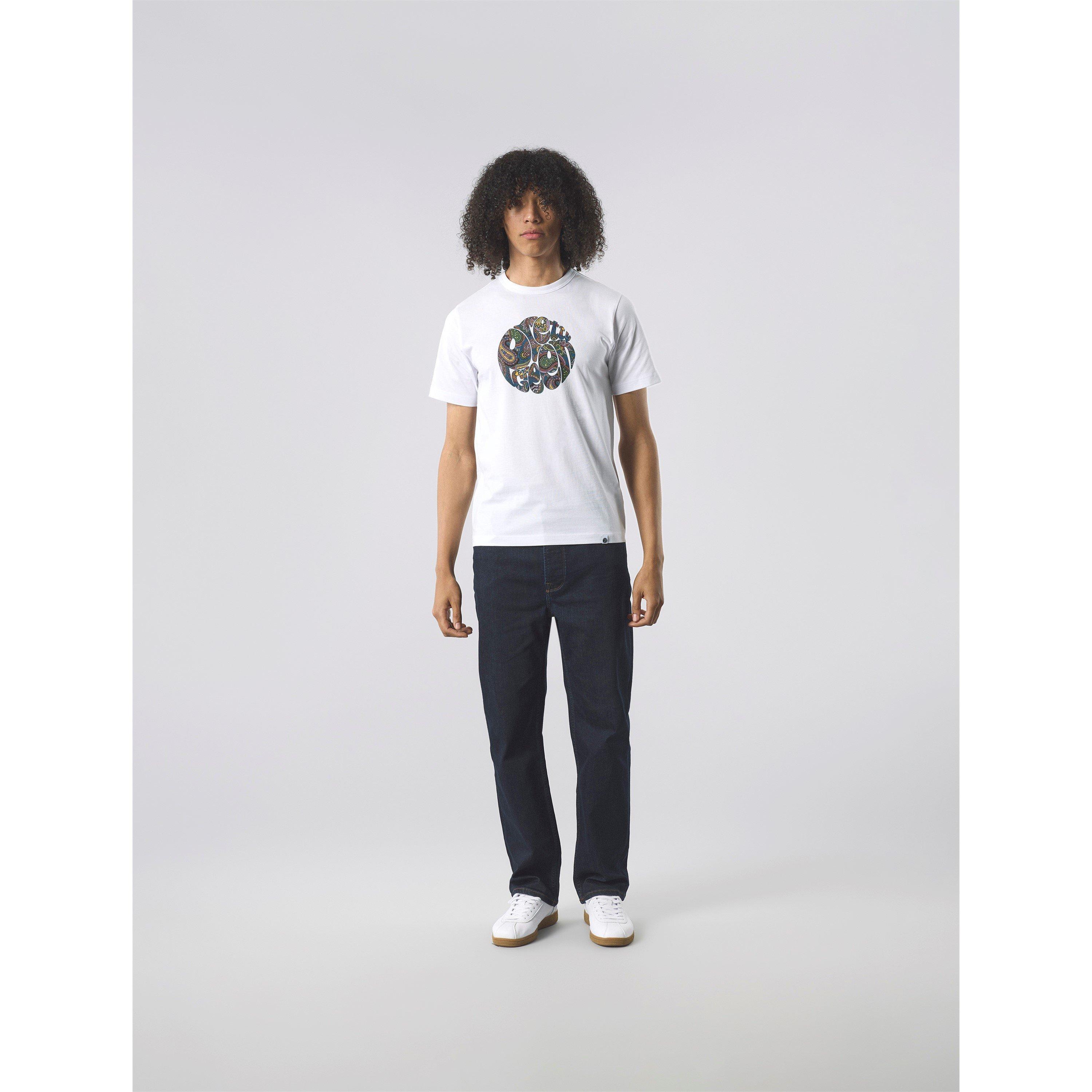 Wit - Pretty Green - Men's PG House Paisley Regular Fit T-Shirt - 4