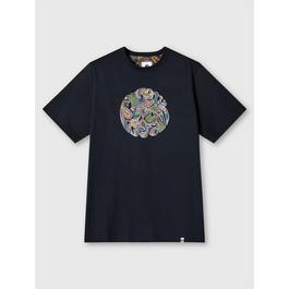 Pretty Green Men's PG House Paisley Regular Fit T-Shirt