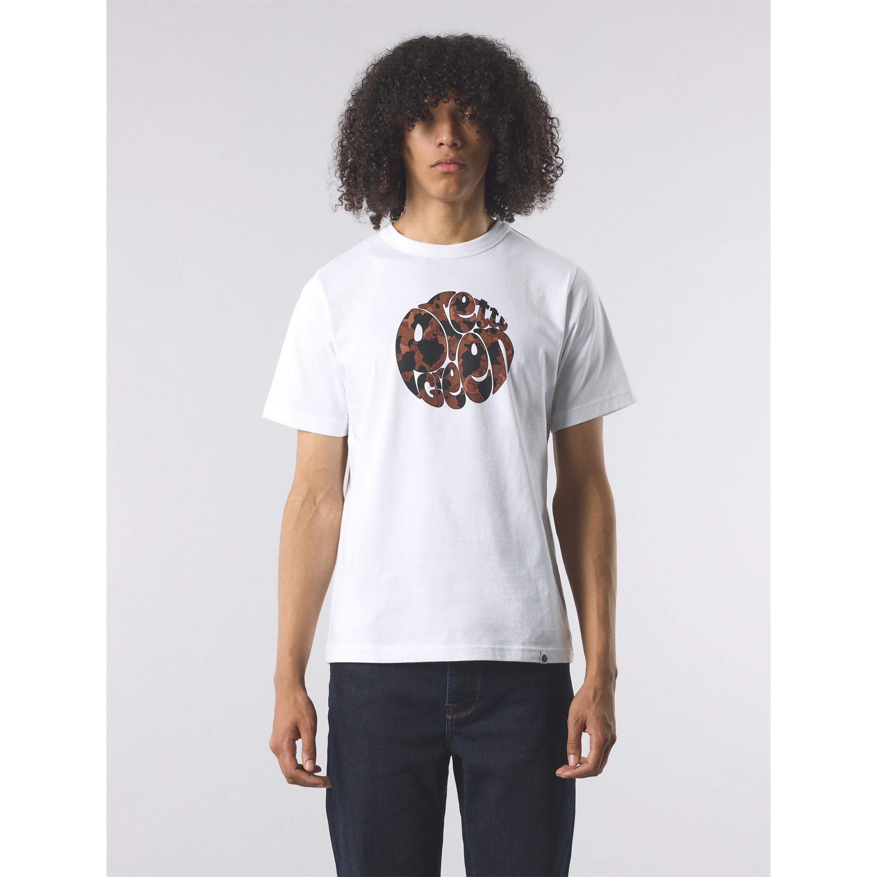 Wit - Pretty Green - Men's PG Brindle Logo Regular Fit T-Shirt - 2