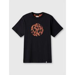 Pretty Green Men's PG Brindle Logo Regular Fit T-Shirt