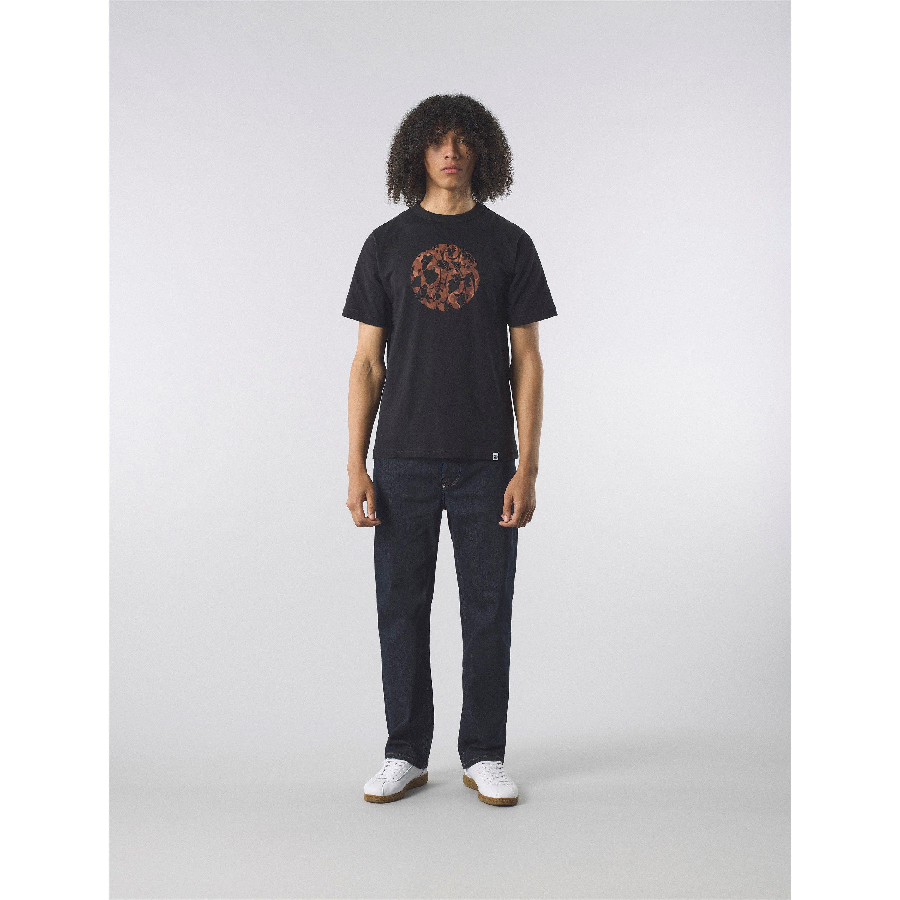 Black - Pretty Green - Men's PG Brindle Logo Regular Fit T-Shirt - 4