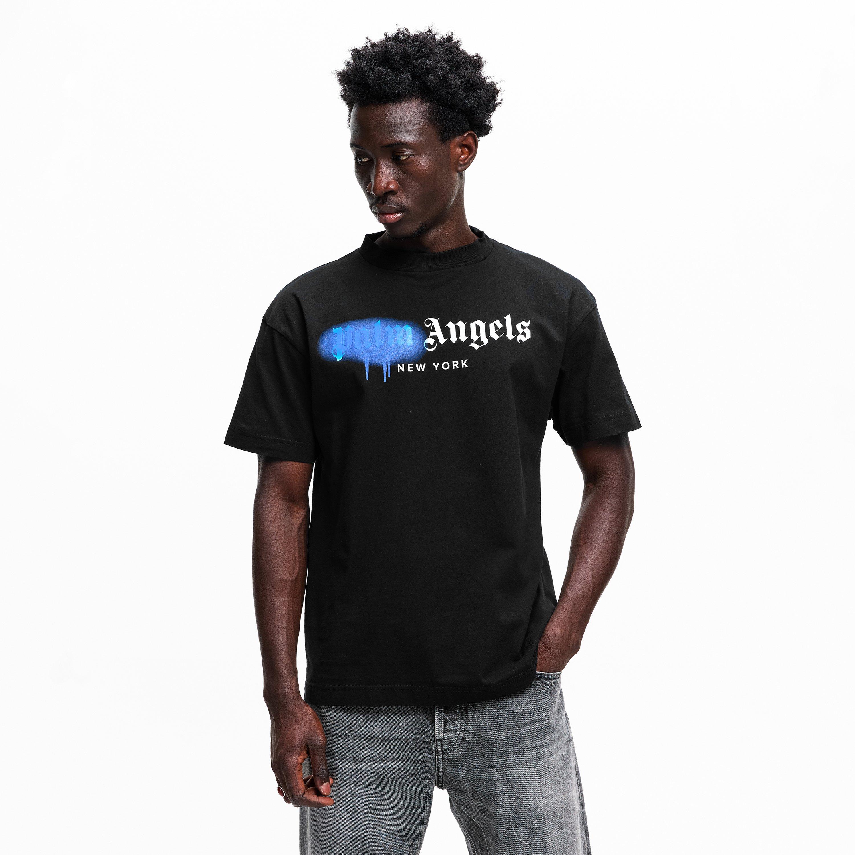 Black Blue - Palm Angels - Palm Hk Tee Sn99 - 3