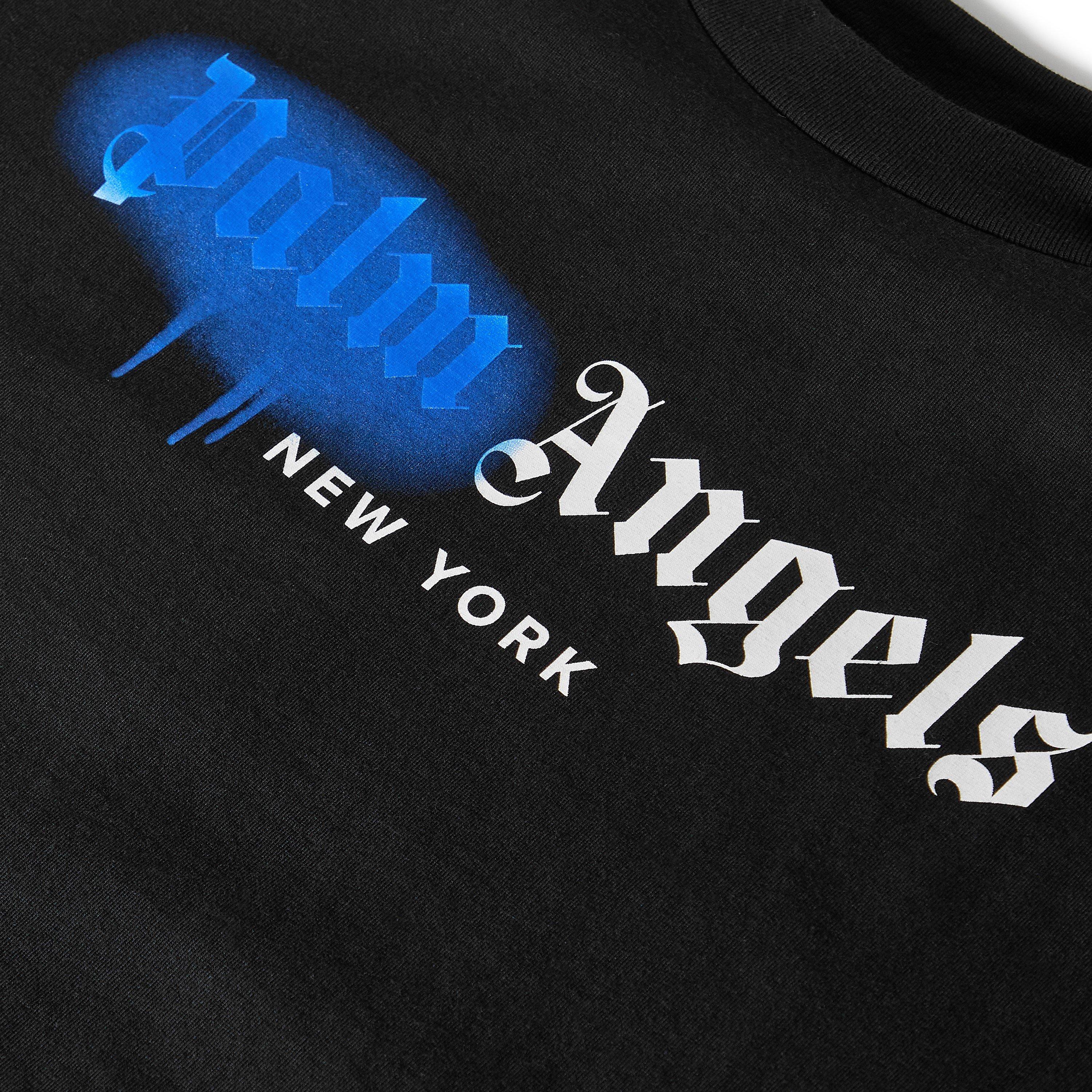 Black Blue - Palm Angels - Palm Hk Tee Sn99 - 5