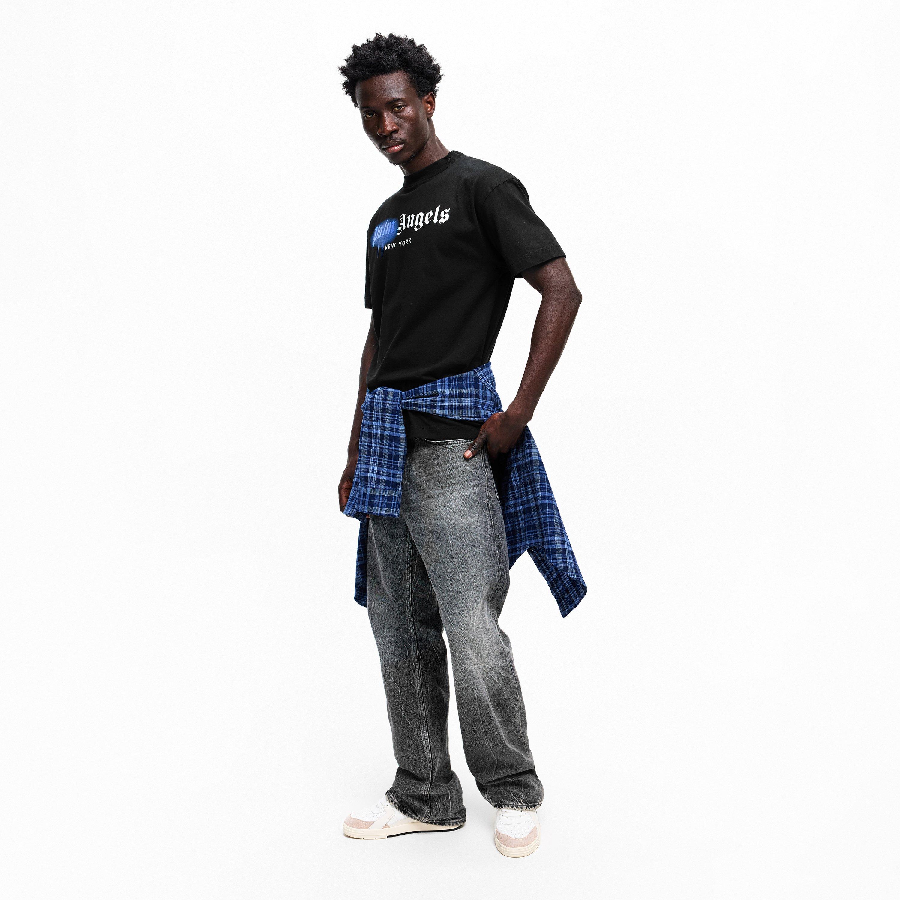 Black Blue - Palm Angels - Palm Hk Tee Sn99 - 6