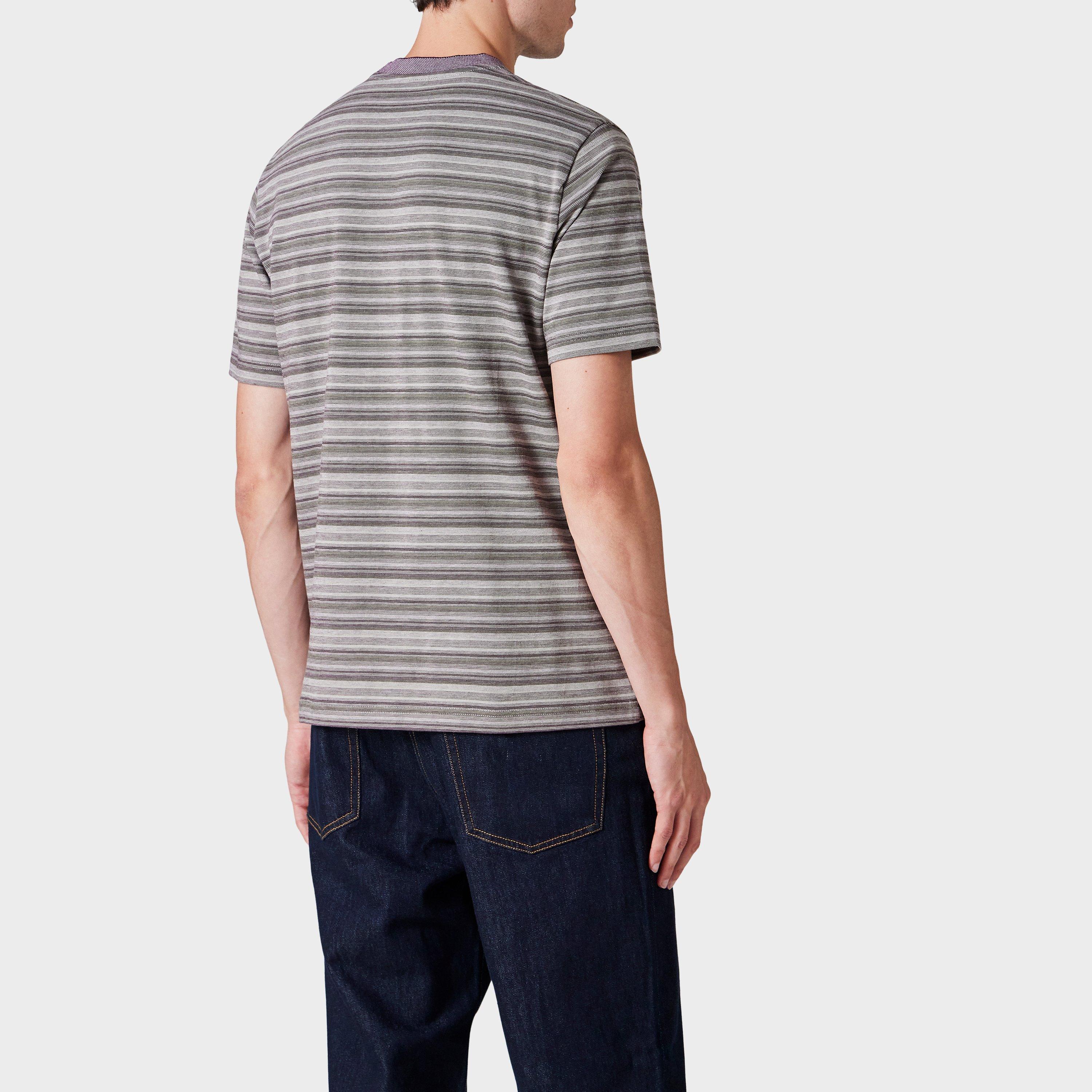 Green 39 - PS Paul Smith - Men's Stripe T-Shirt - 3