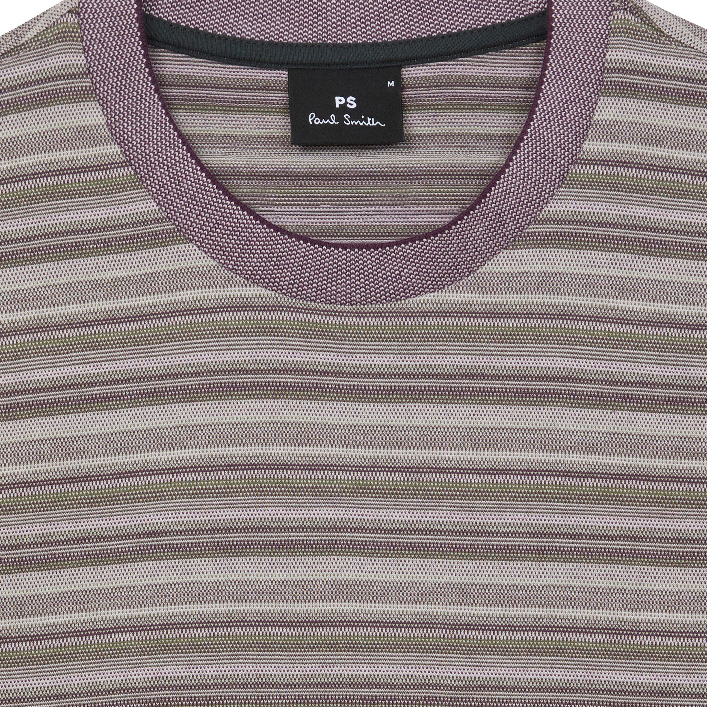 Green 39 - PS Paul Smith - Men's Stripe T-Shirt - 5