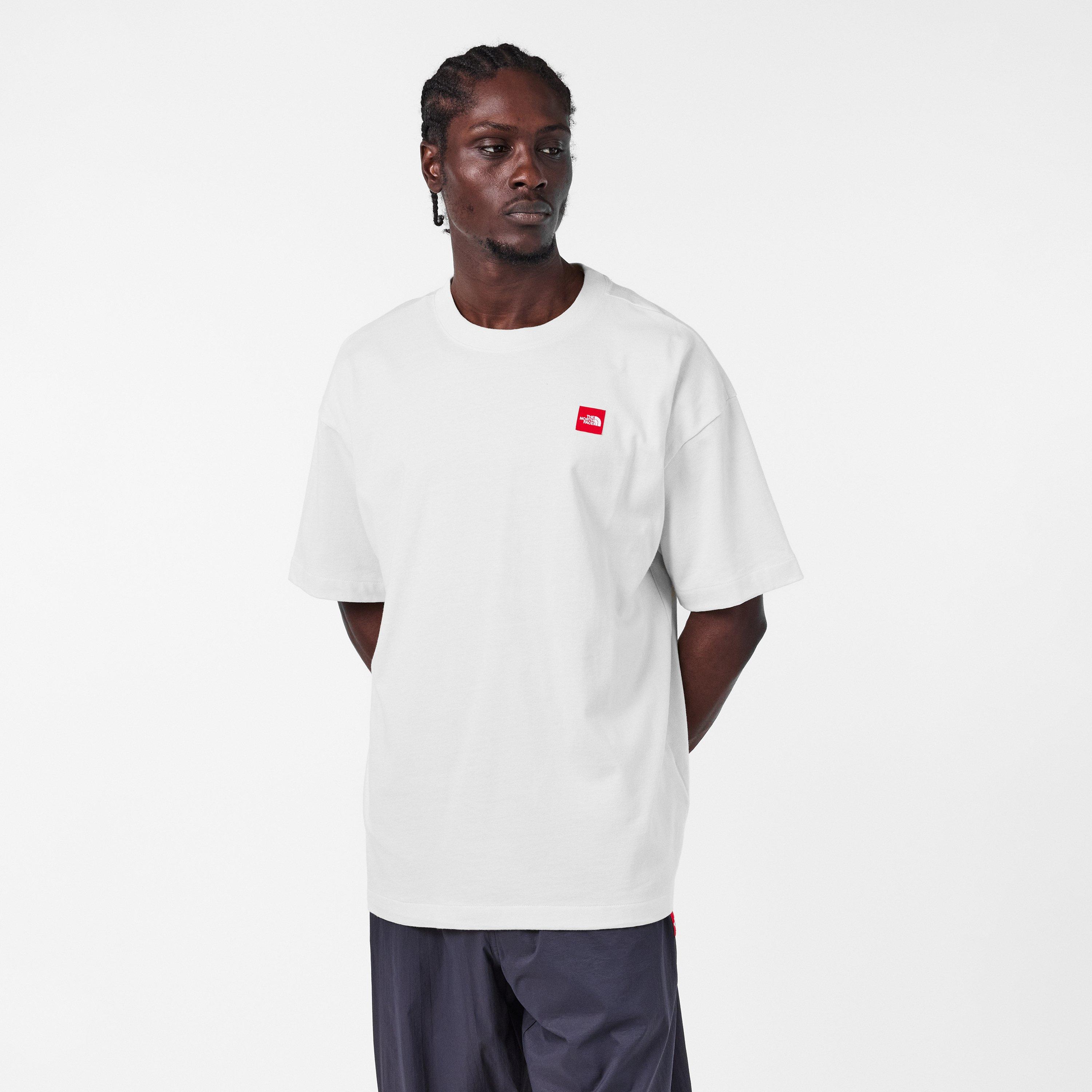 White Dune - The North Face - Mens Redbox Short Sleeve T-Shirt - 3