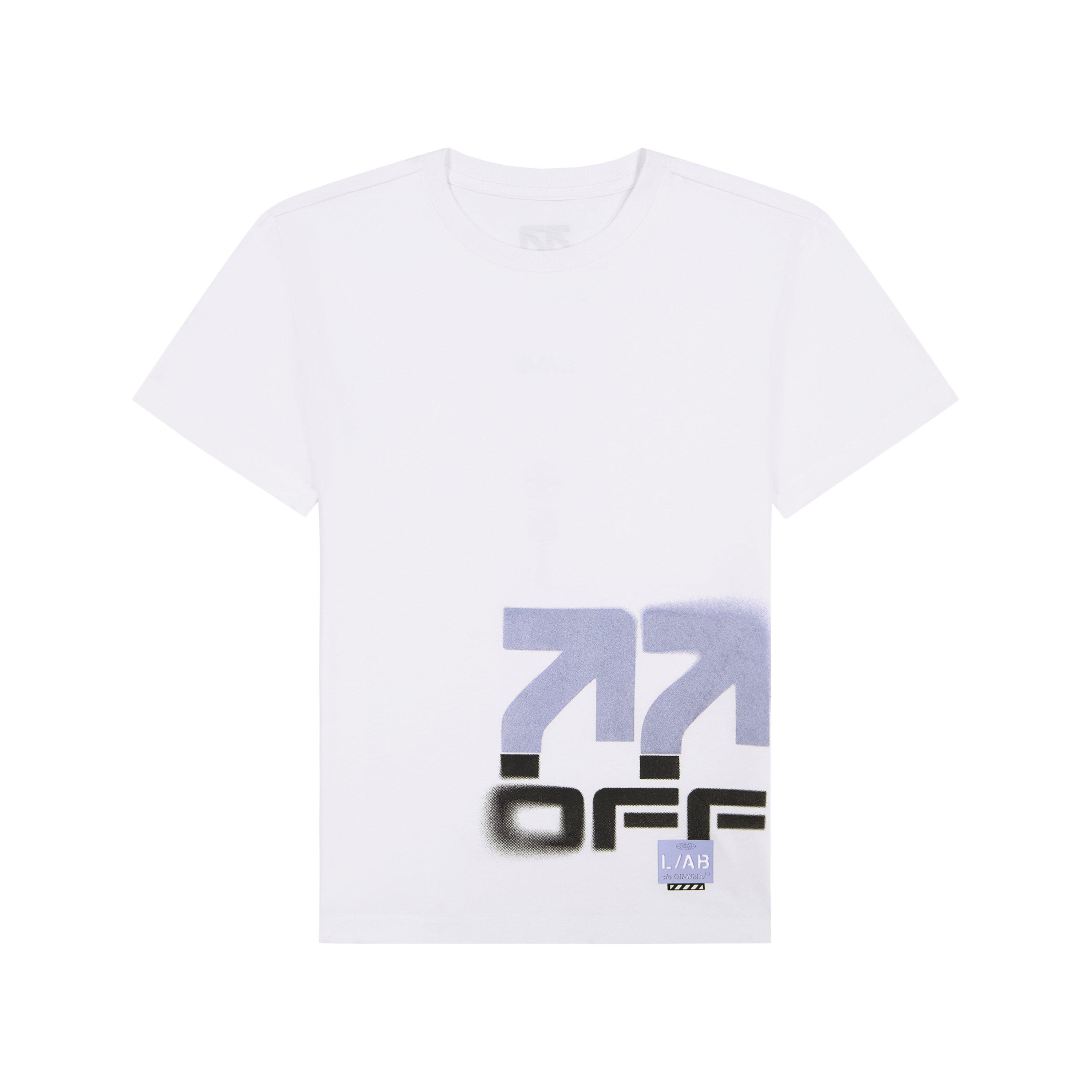 Wit - L AB Off White - Kids' Large Logo T-Shirt - 1