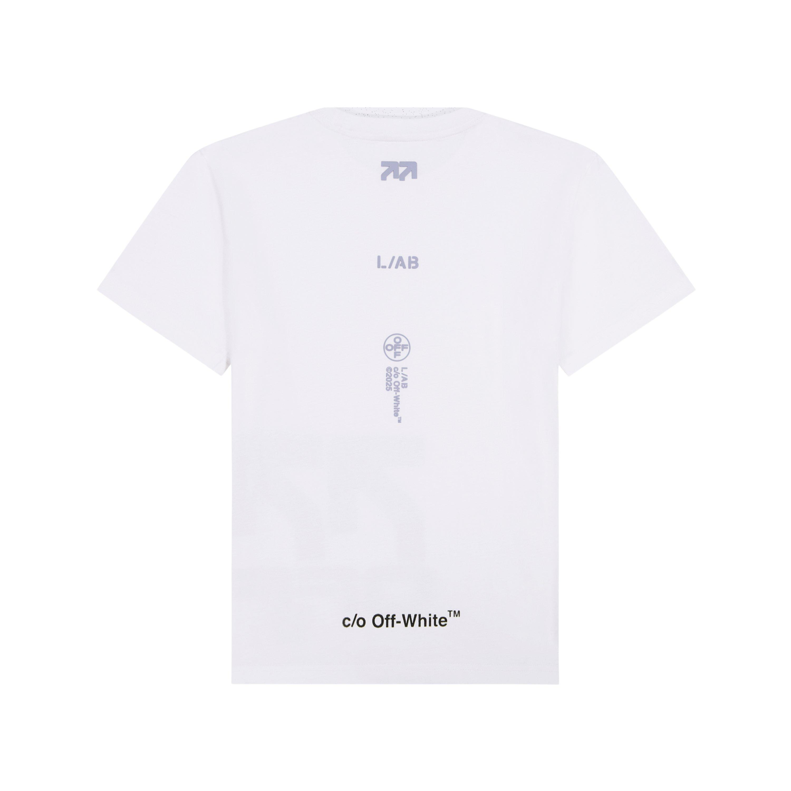 Wit - L AB Off White - Kids' Large Logo T-Shirt - 2