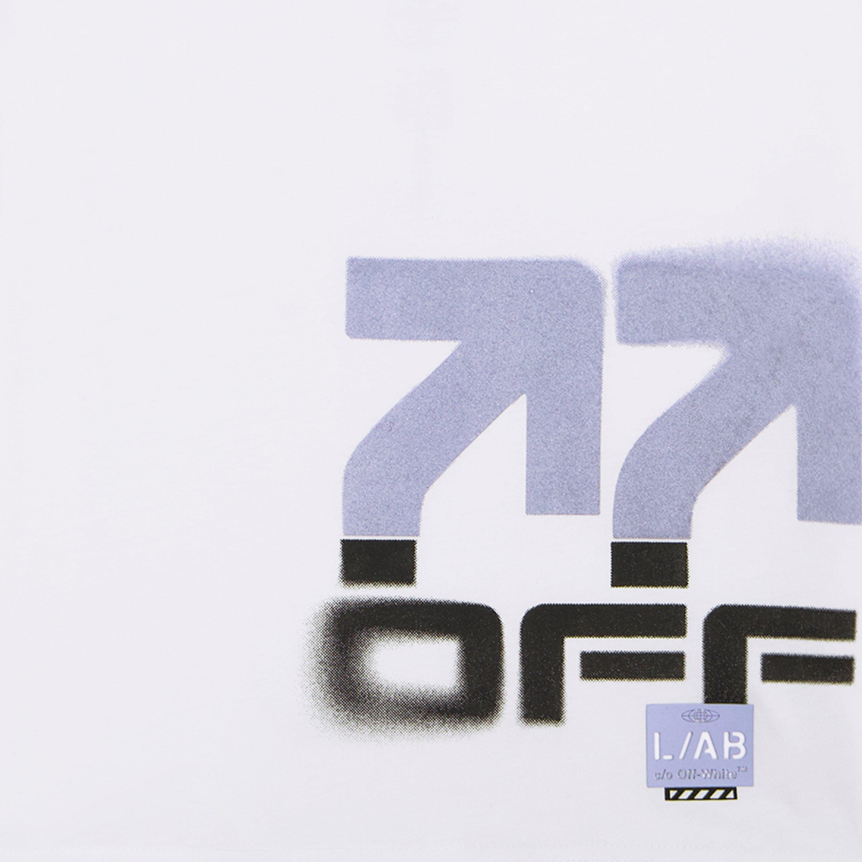 Wit - L AB Off White - Kids' Large Logo T-Shirt - 3