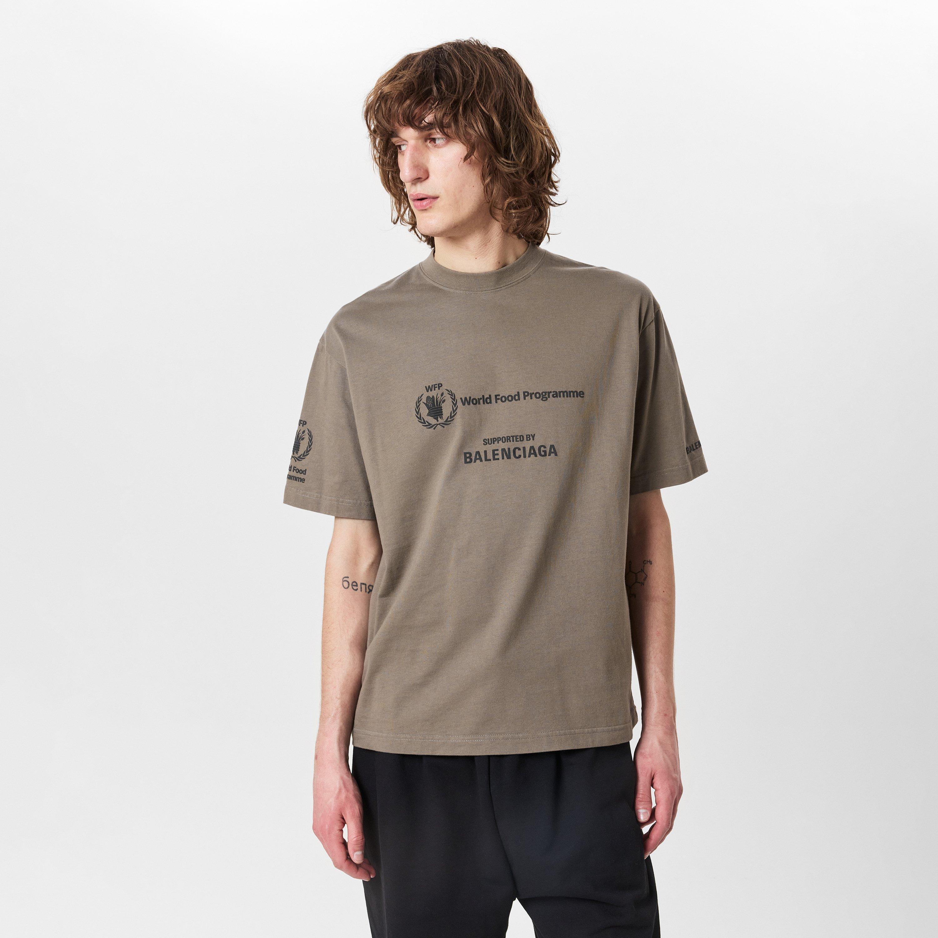 Taupe/Black - Balenciaga - Men's T-Shirt - 3