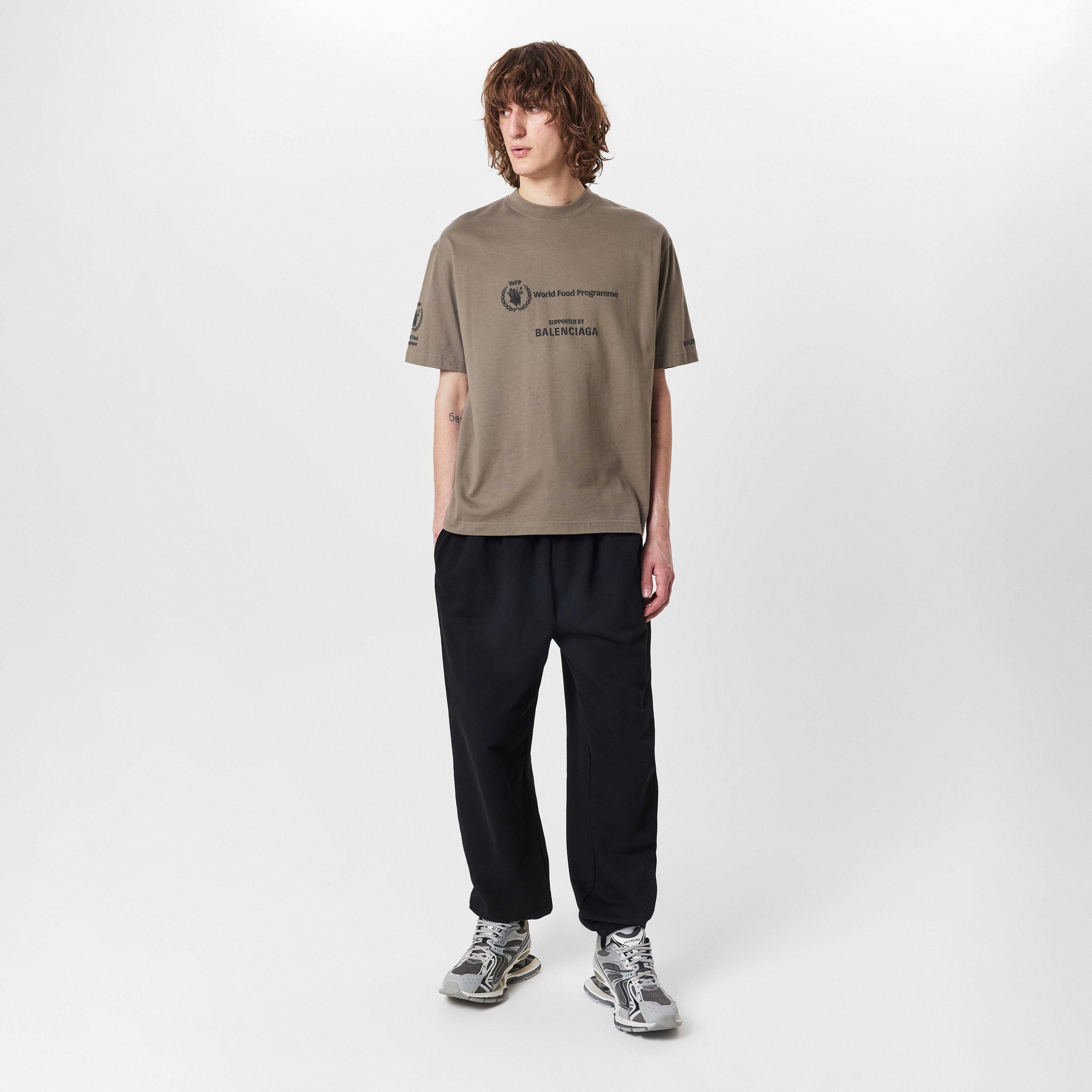 Taupe/Black - Balenciaga - Men's T-Shirt - 6