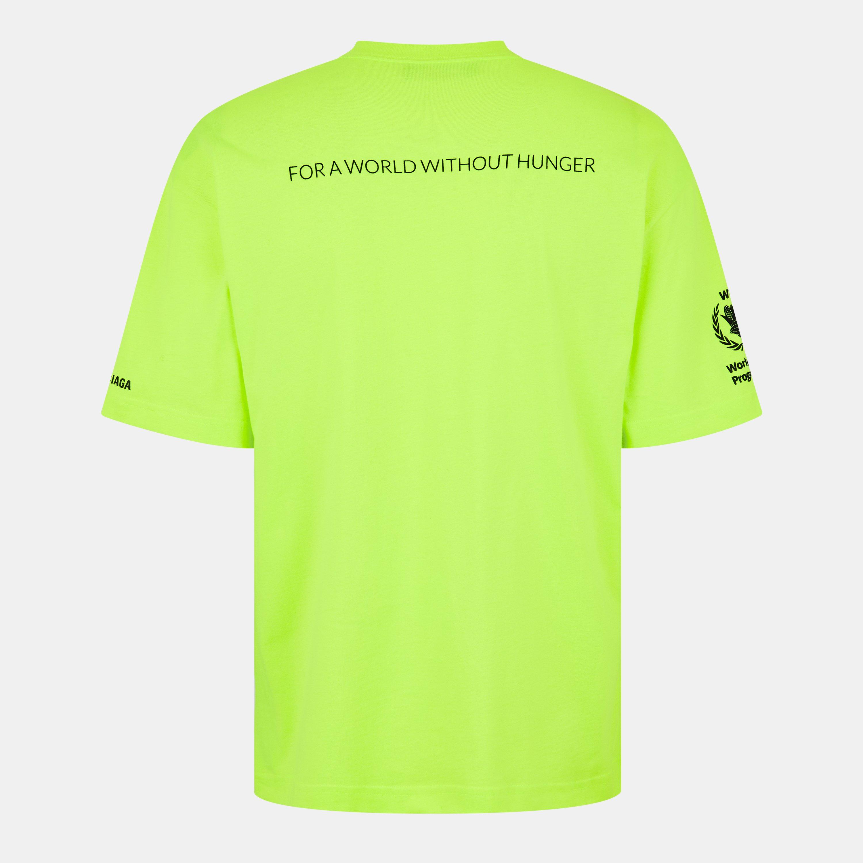 Yellow/Black - Balenciaga - Men's Regular Fit T-Shirt - 2