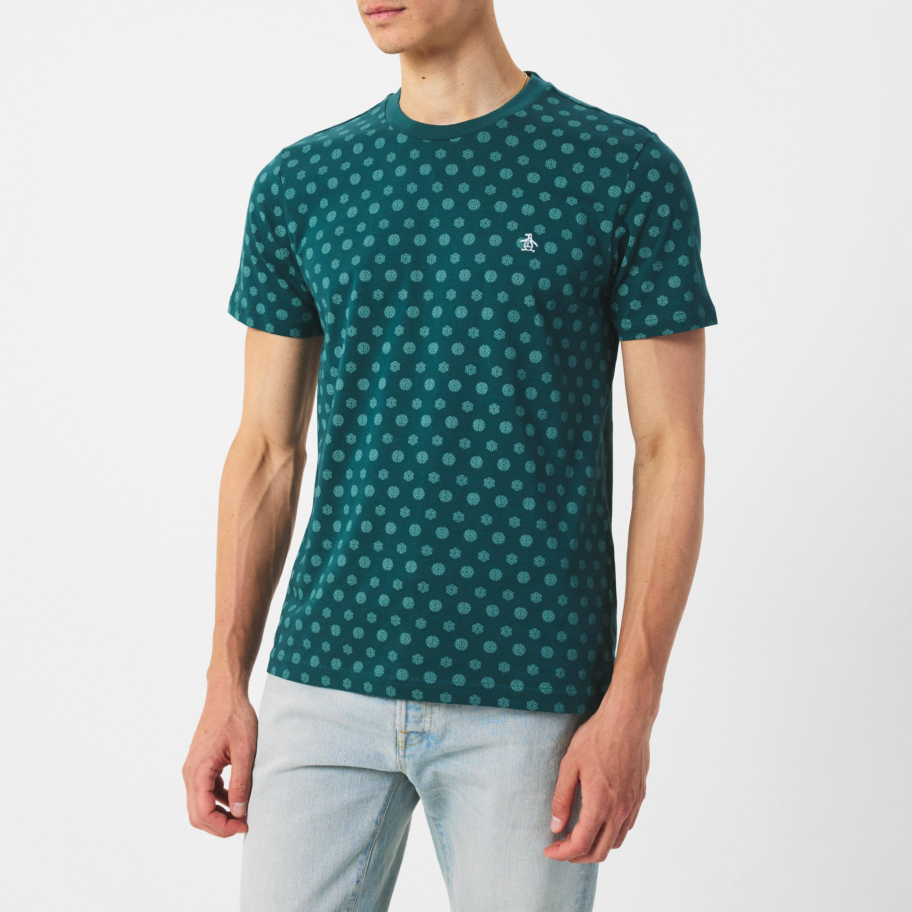 Juni kever - Original Penguin - Geo All Over Print Regular Fit T-Shirt - 3