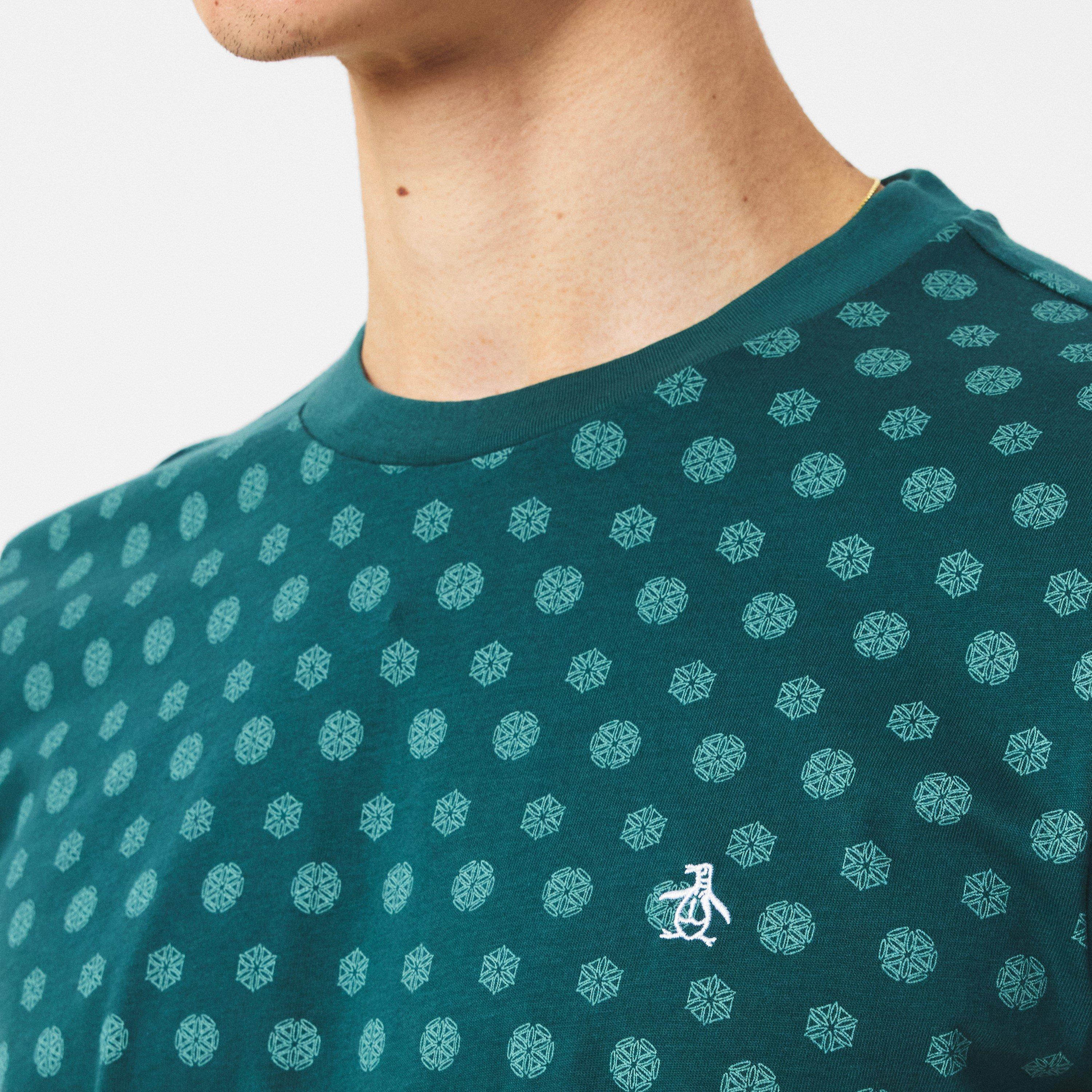 Juni kever - Original Penguin - Geo All Over Print Regular Fit T-Shirt - 5