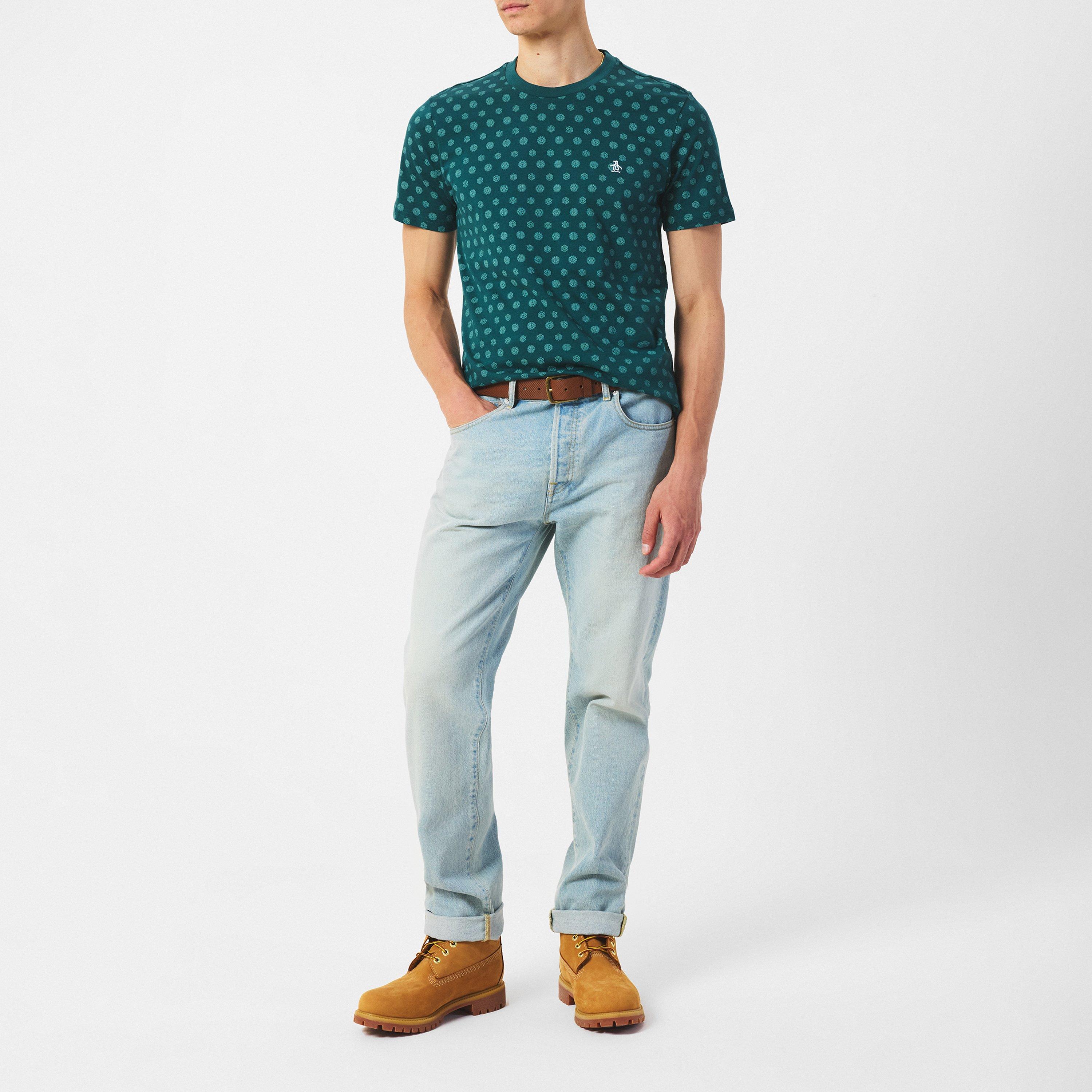 Juni kever - Original Penguin - Geo All Over Print Regular Fit T-Shirt - 6