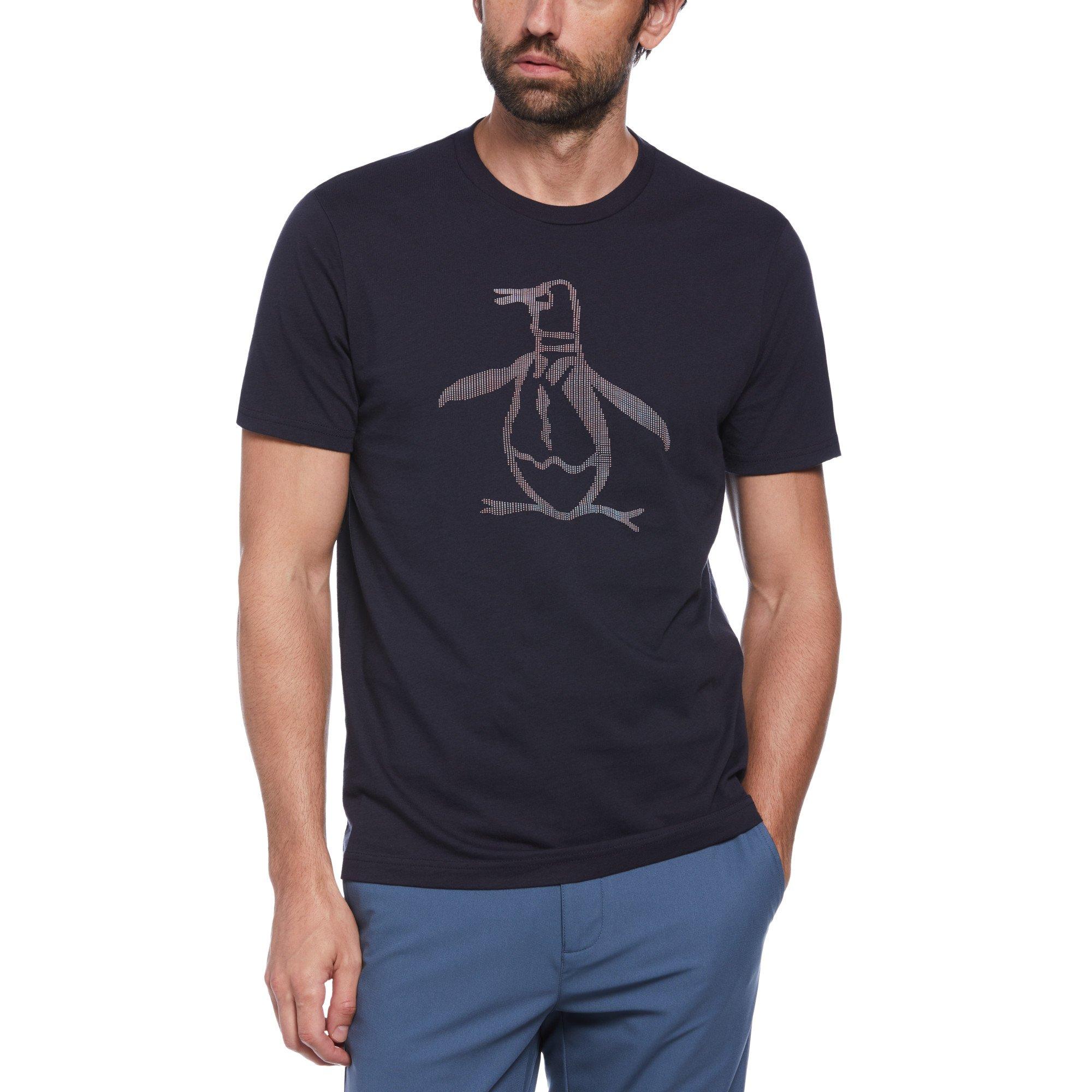 Dark Sapphire - Original Penguin - Regular Fit Dot Jersey T-Shirt - 2