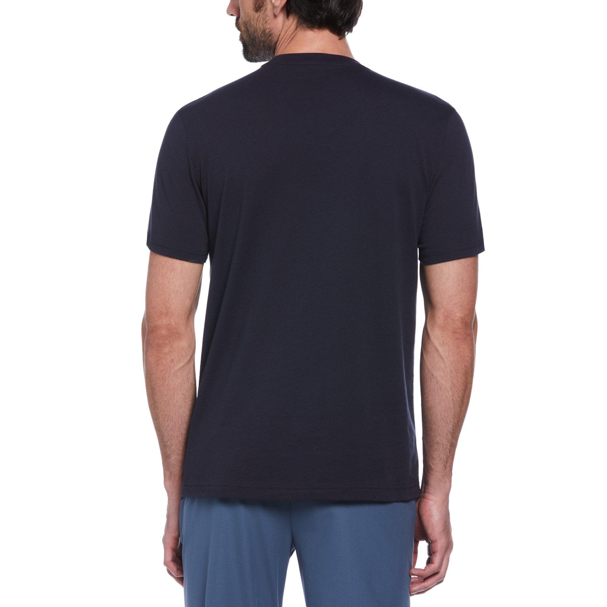 Dark Sapphire - Original Penguin - Regular Fit Dot Jersey T-Shirt - 3