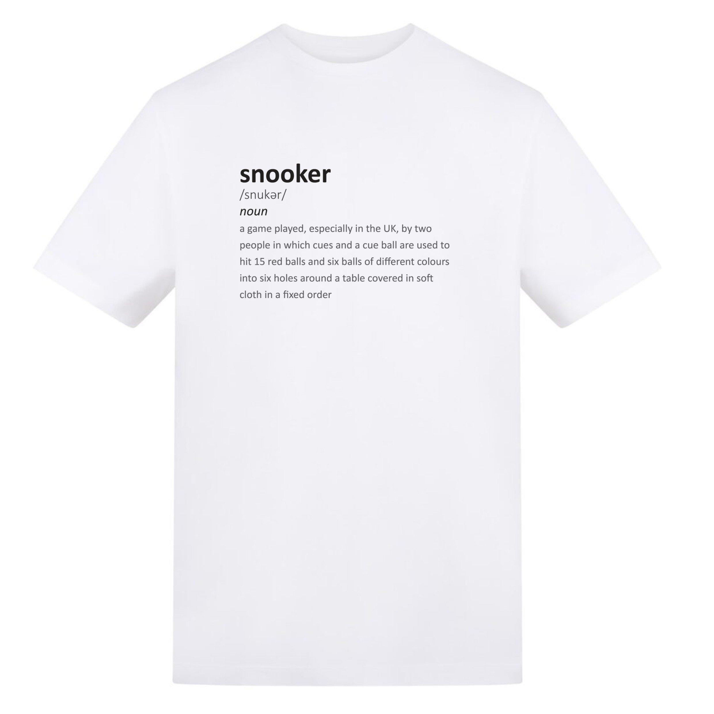 Adults Printed Snooker Tee
