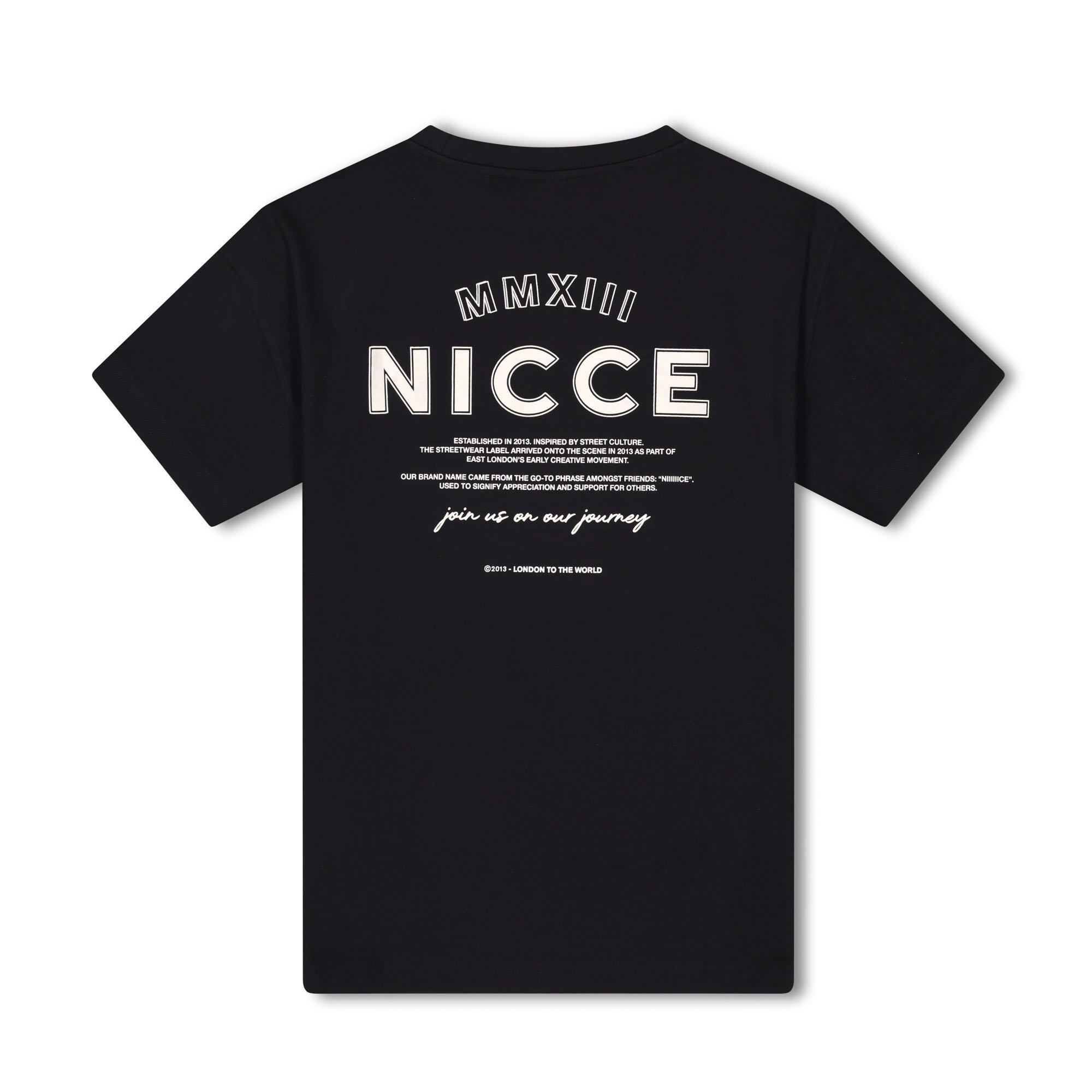 Buy NICCE Mens Est.13 T-Shirt Black Buy NICCE Mens Est.13 T-Shirt Black