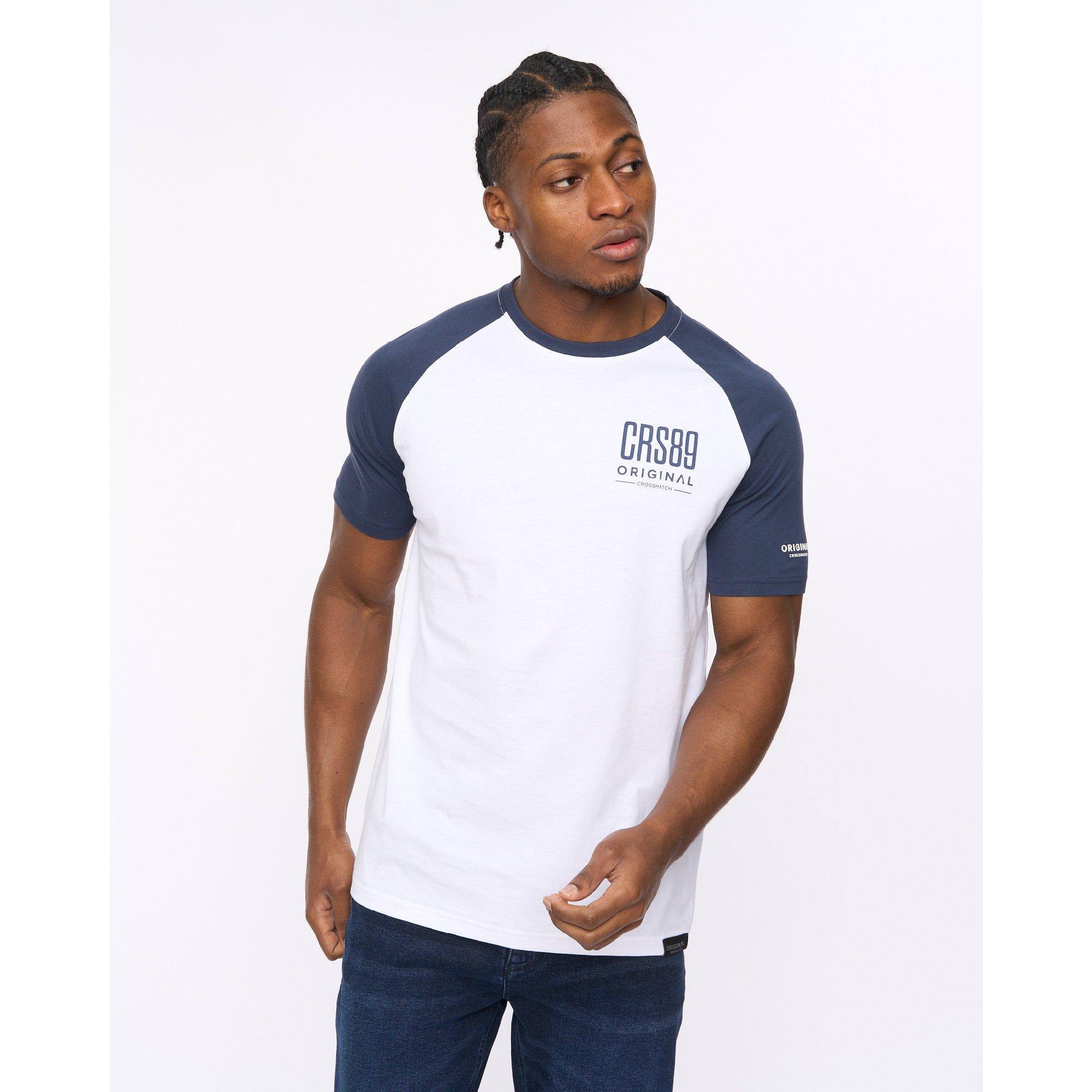 MARINEBLAUW - Crosshatch - Men's Bretsby Cotton Short-Sleeve Crew-Neck T-Shirt - 3