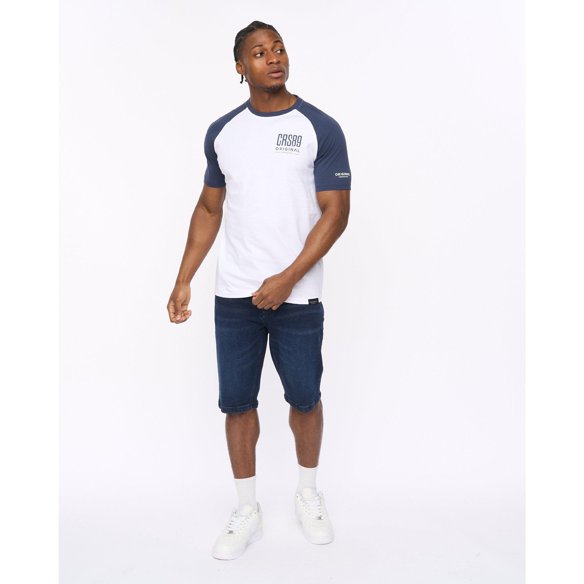MARINEBLAUW - Crosshatch - Men's Bretsby Cotton Short-Sleeve Crew-Neck T-Shirt - 5