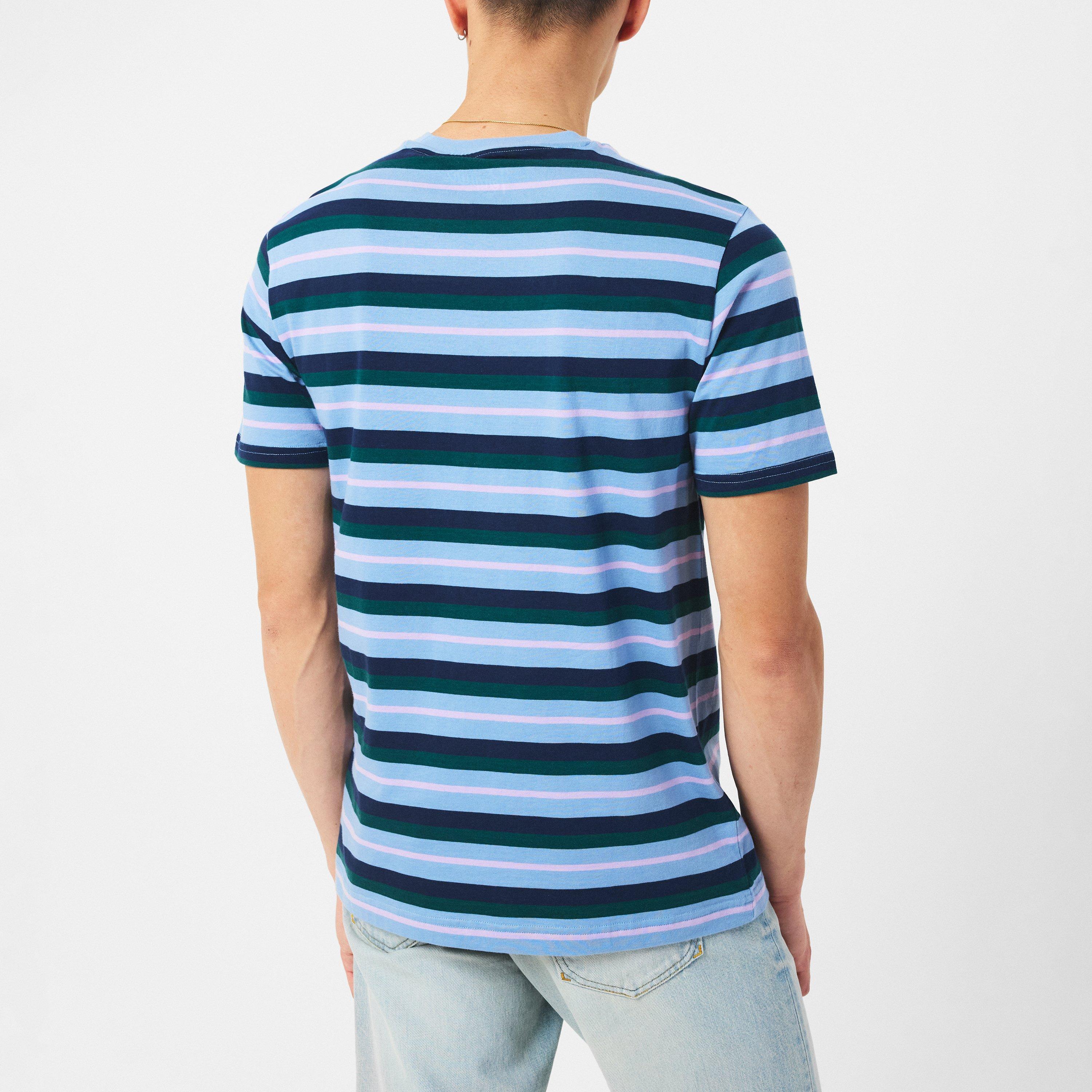 Faded Denim - Original Penguin - Men's Regular Fit Stripe T-Shirt - 4