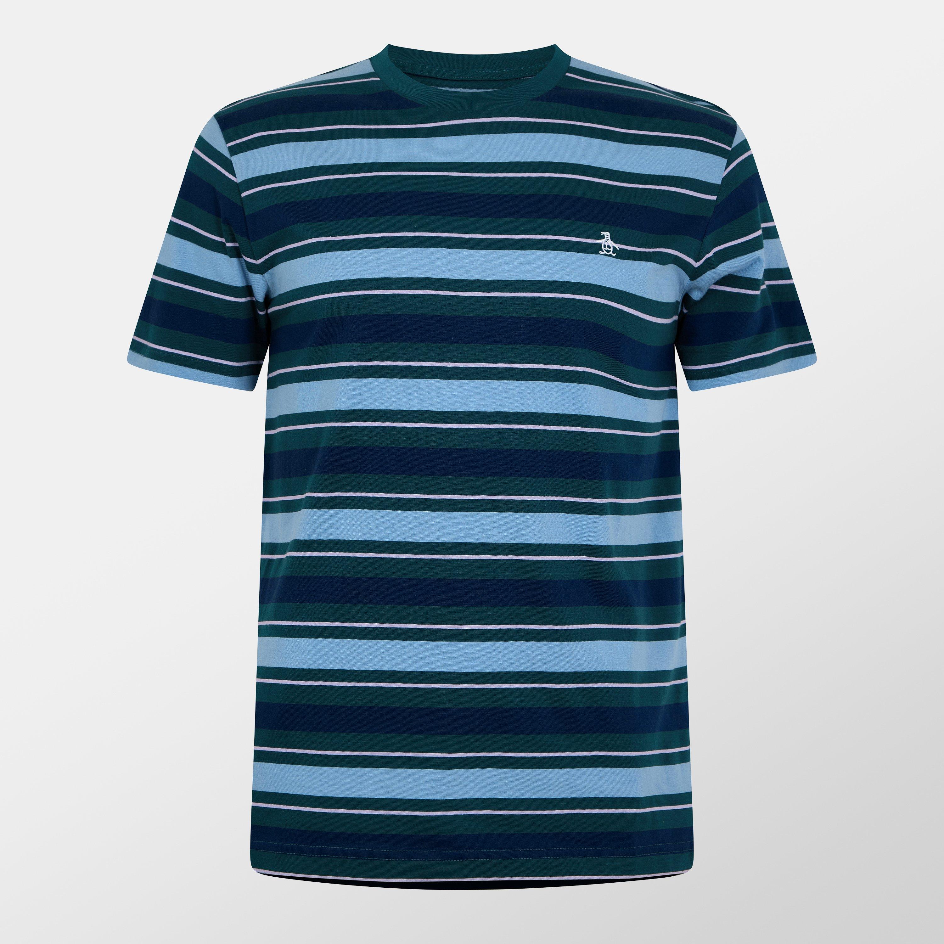 Lipanjski kukac - Original Penguin - Men's Regular Fit Collar Stripe T-Shirt - 1