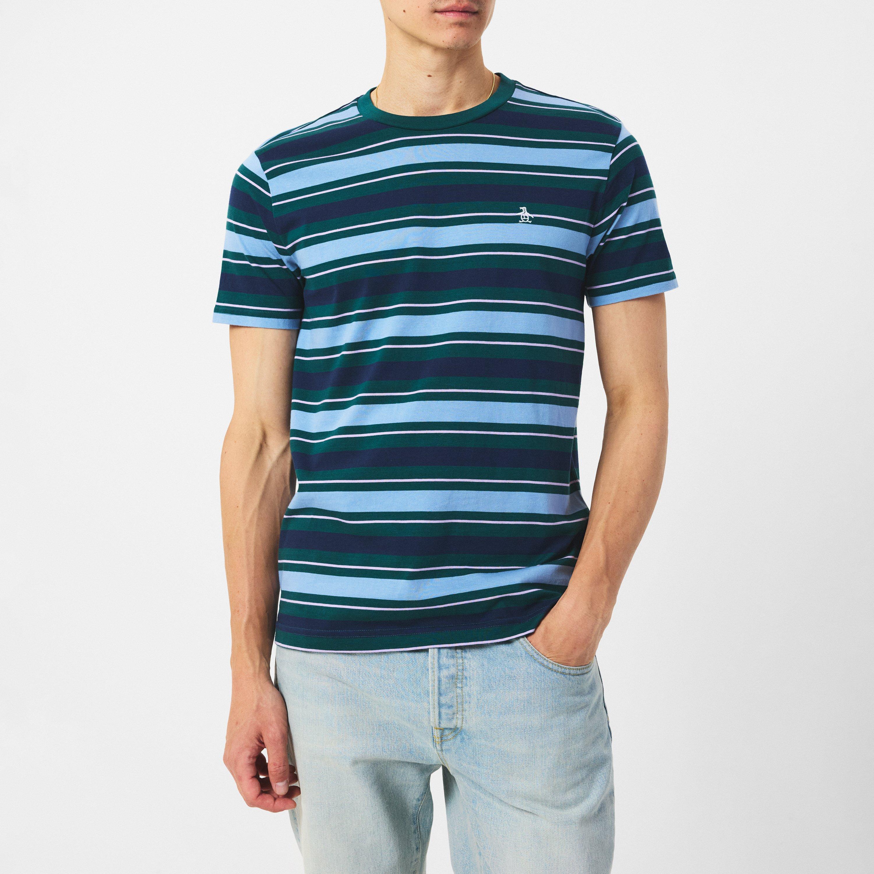 Juni Käfer - Original Penguin - Regular Fit Collar Stripe T-Shirt - 3