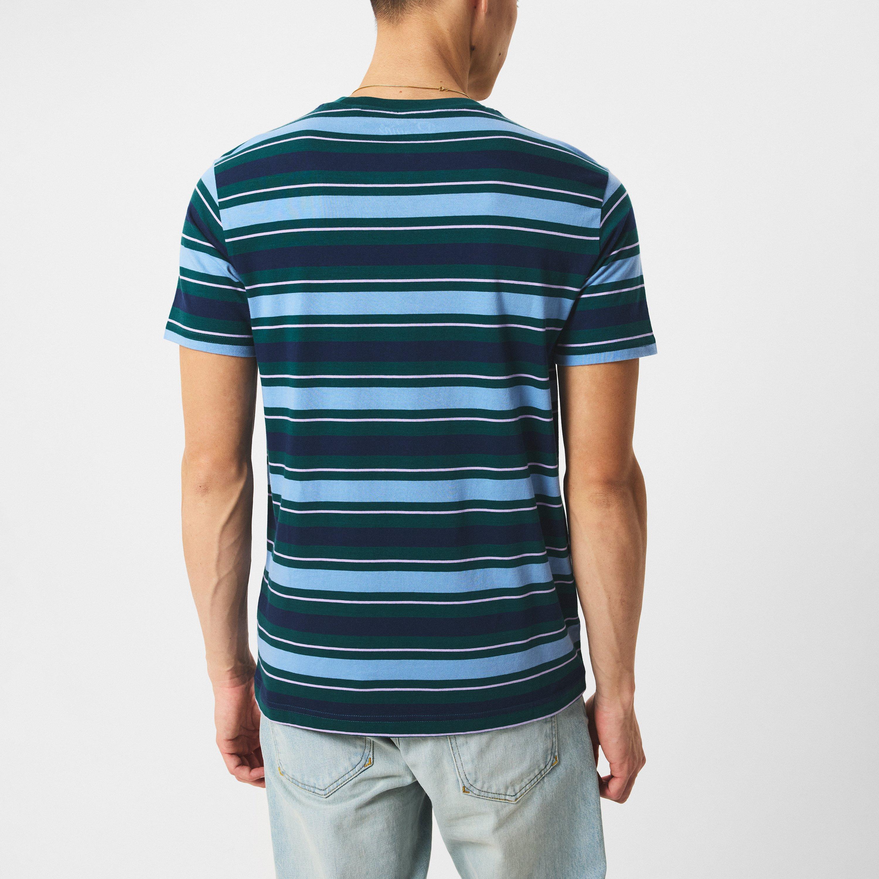 Juni Käfer - Original Penguin - Regular Fit Collar Stripe T-Shirt - 4