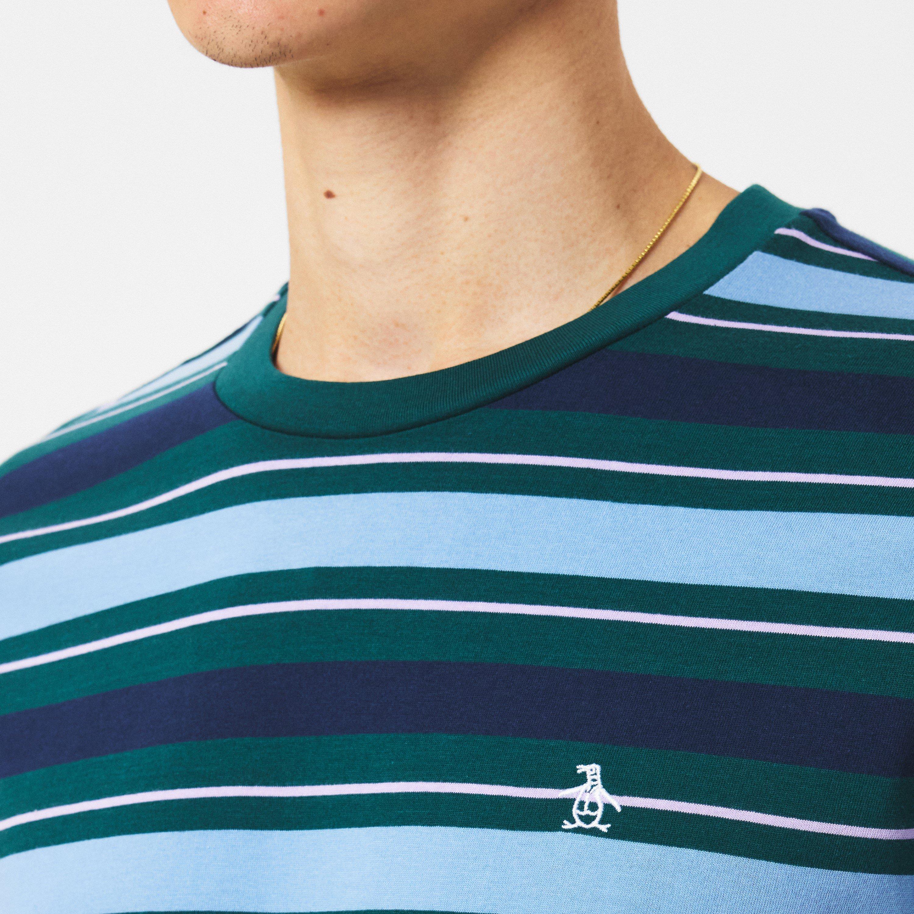 Juni Käfer - Original Penguin - Regular Fit Collar Stripe T-Shirt - 5